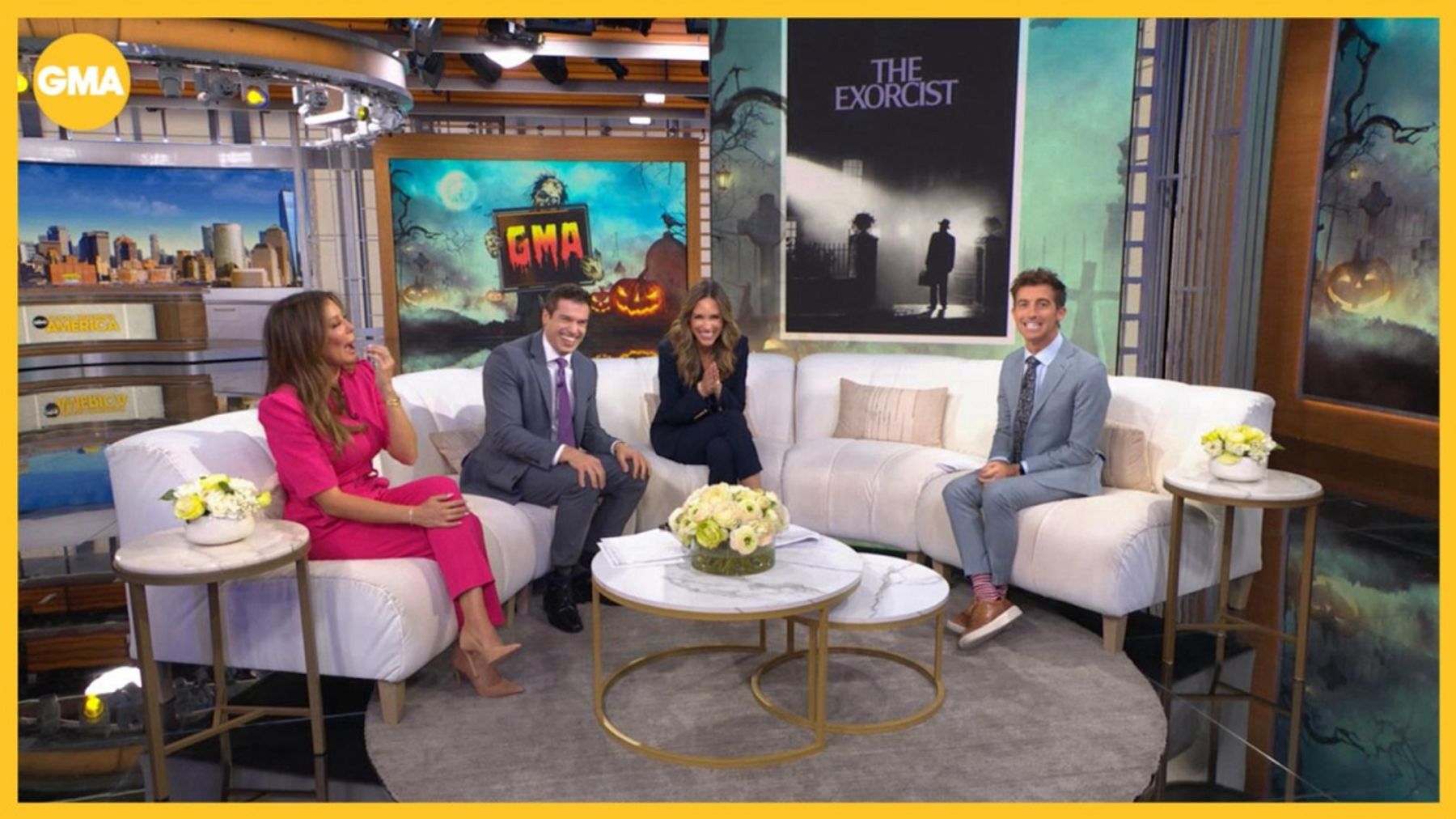 GMA Weekend Hosts Quizzed On Scariest Movies Of All Time