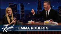 Emma Roberts Opens Up on Julia Roberts and Marriage on Kimmel