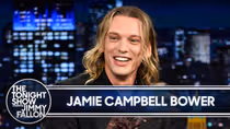 Jamie Campbell Bower Shows Off Stranger Things, Rings of Power Prosthetics