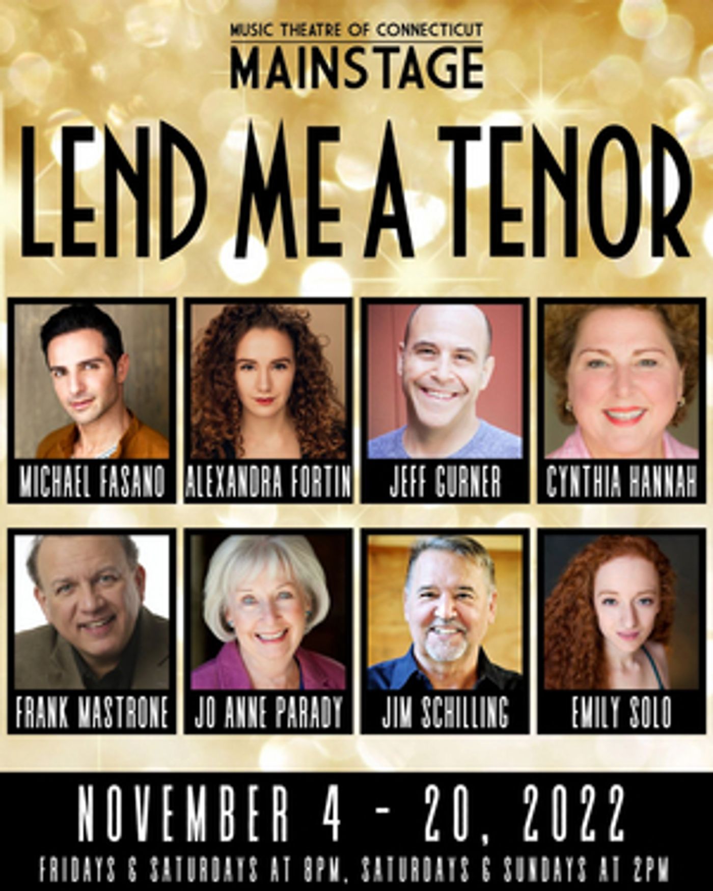 Frank Mastrone, Jeff Gurner & More to Star in LEND ME A TENOR at Music Theatre of Connecticut  Image