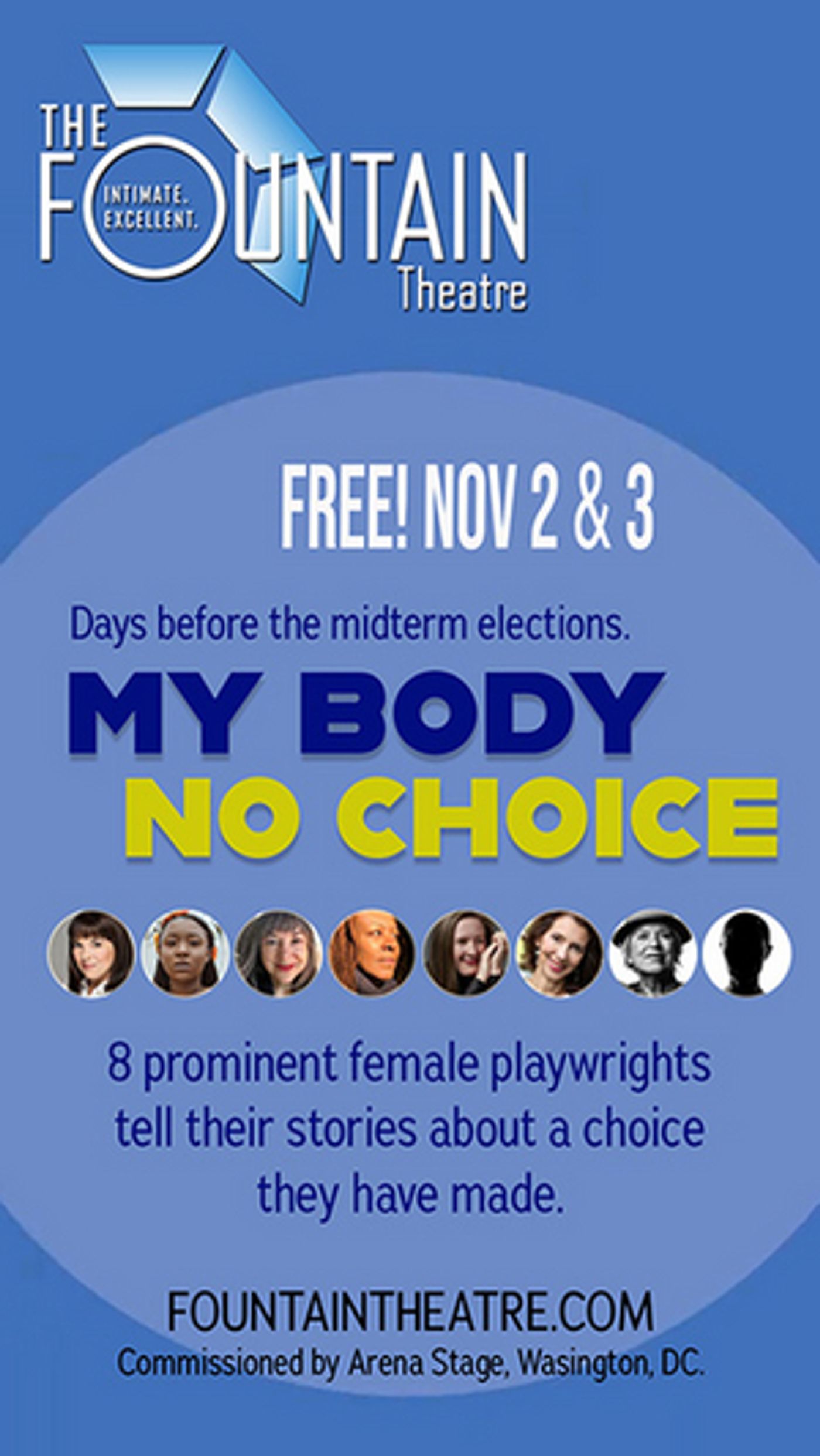 Fountain Theatre Gives Women A Voice With Free Readings of MY BODY, NO CHOICE  Image
