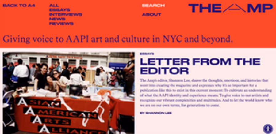 Asian American Arts Alliance Launches New Magazine About AAPI Arts and Culture Image