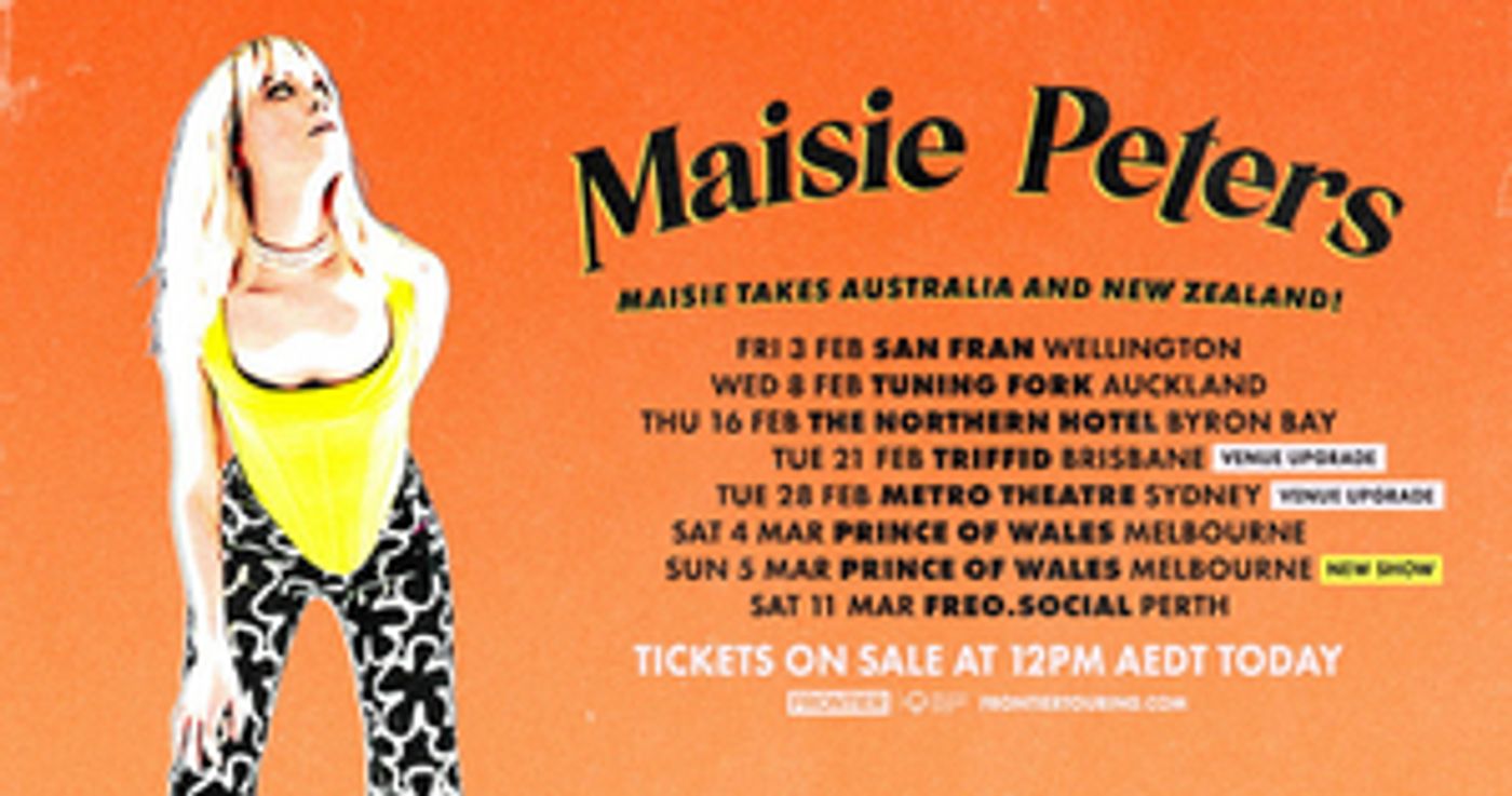 Maisie Peters Adds Second In Melbourne and Venue Upgrades In Brisbane and Sydney  Image
