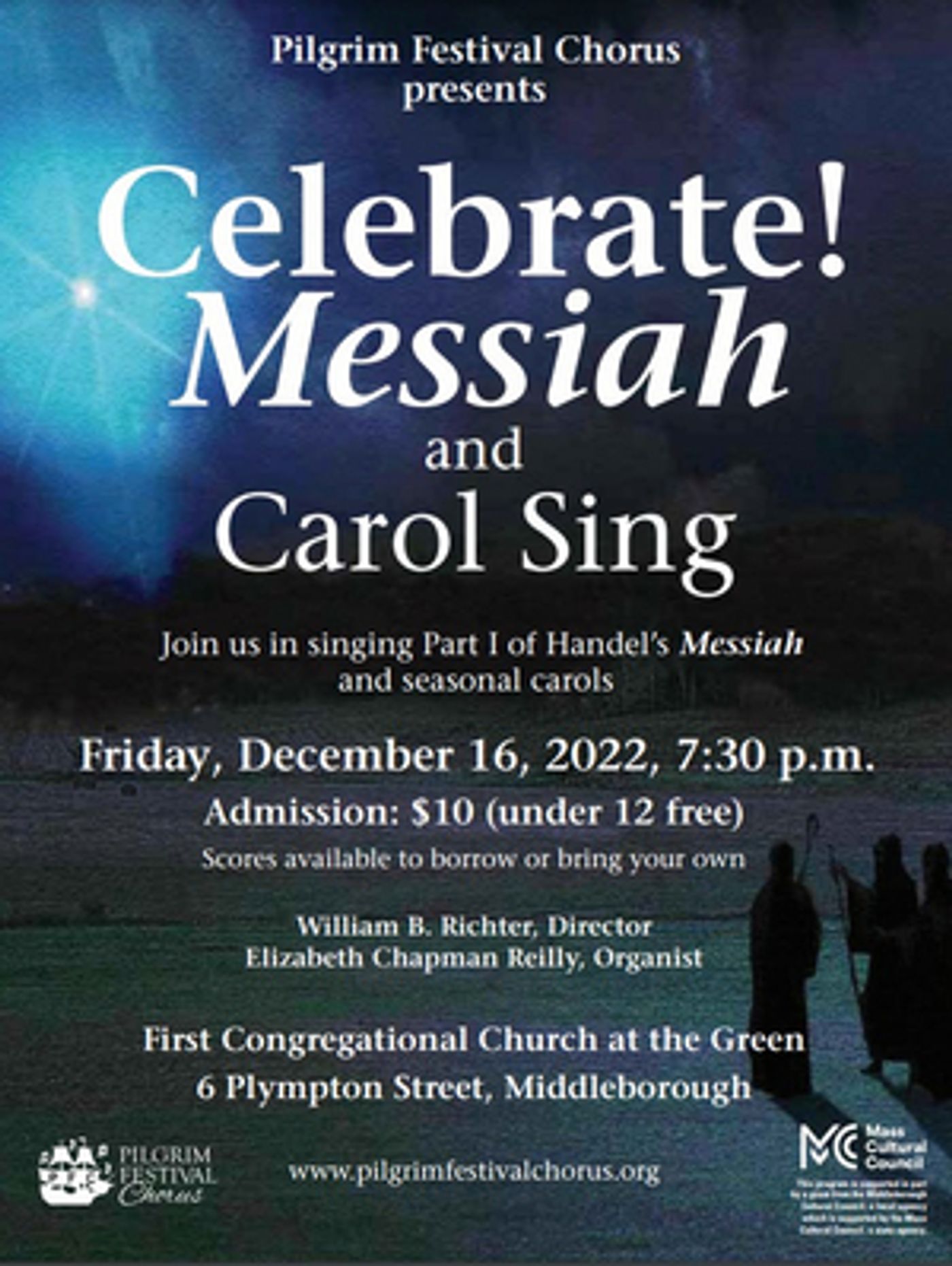 Plymouth's Pilgrim Festival Chorus Presents 'Celebrate! - Messiah and Carol Sing-along'  Image