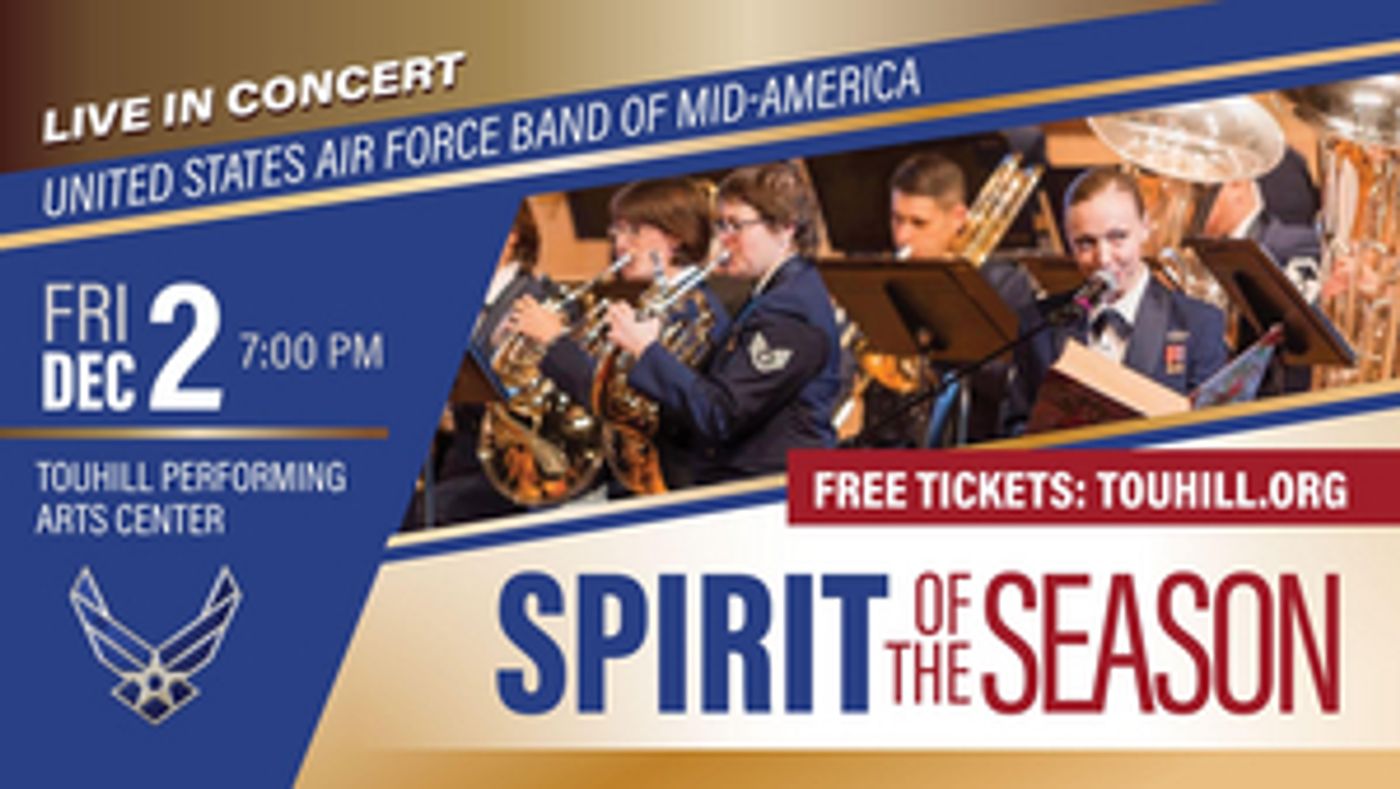 Award-Winning Local Air Force Band Announces Annual Holiday Concert  Image