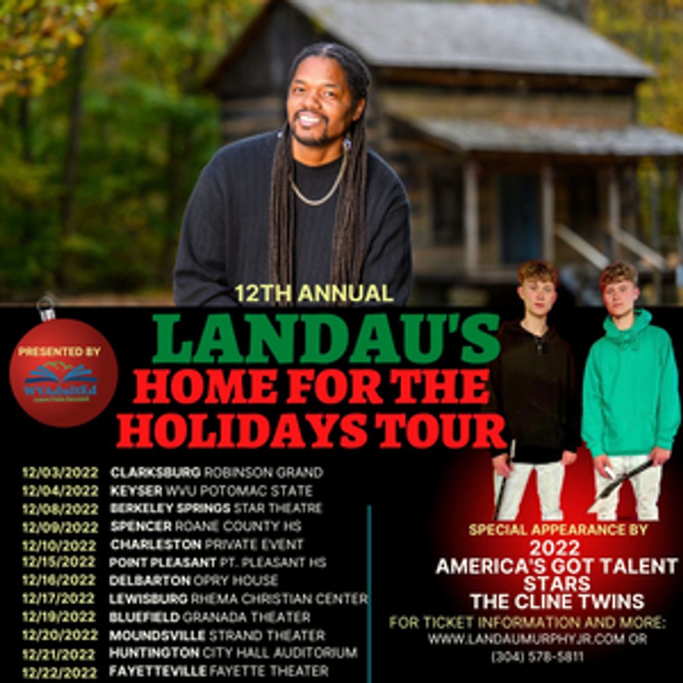 Landau Eugene Murphy Jr.'s 12th Annual HOME FOR THE HOLIDAYS Tour Gears Up For 2022  Image