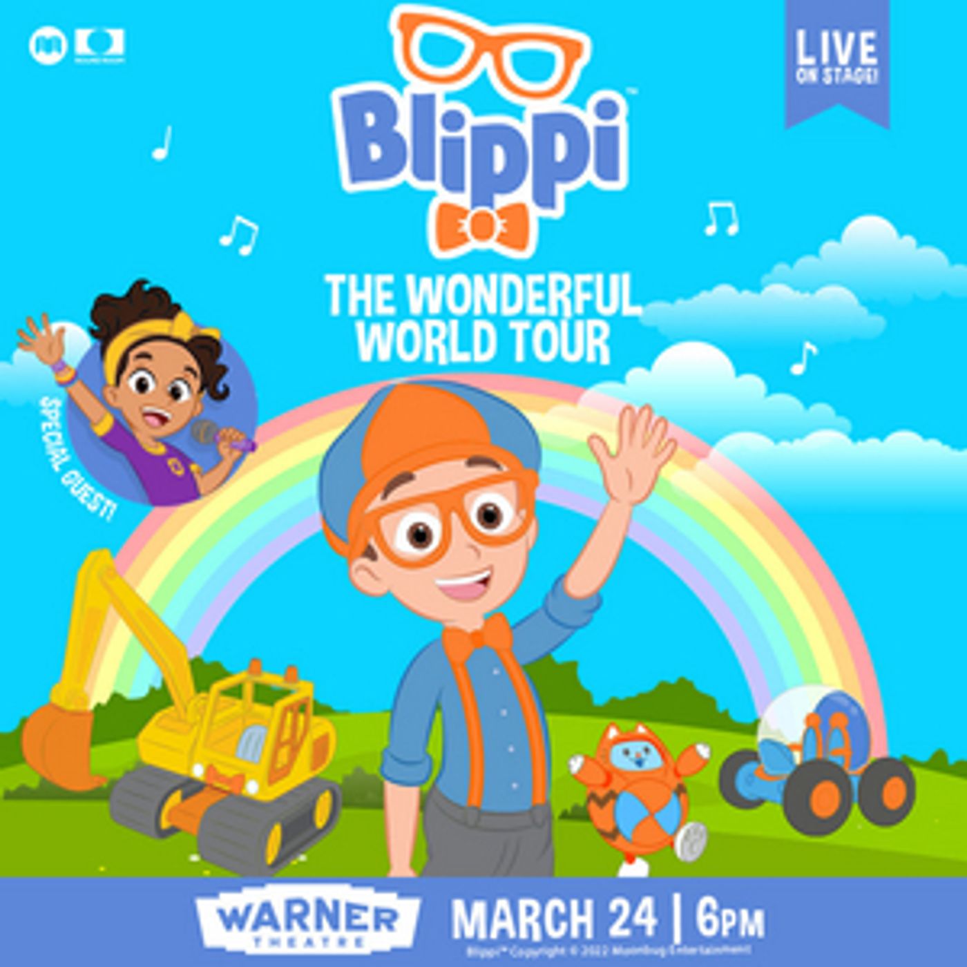 BLIPPI: THE WONDERFUL WORLD TOUR Comes to Warner Theatre, March 24  Image