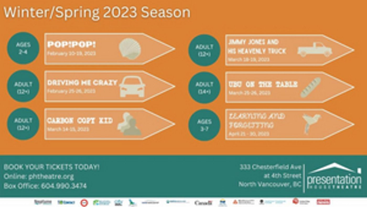 Presentation House Theatre Launches 2023 Winter/Spring Season  Image