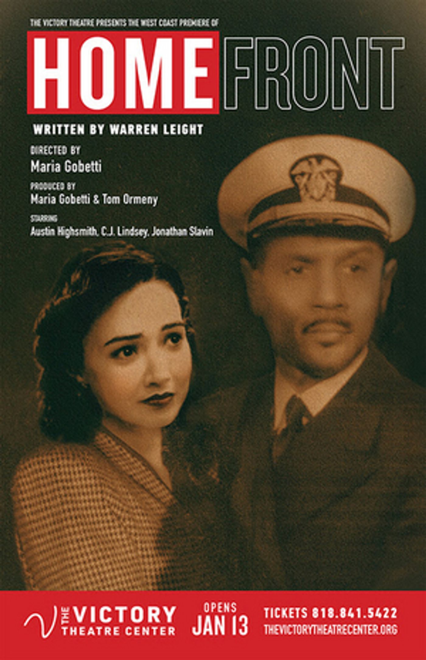HOME FRONT by Warren Leight to Have West Coast Premiere at Victory Theatre in January  Image