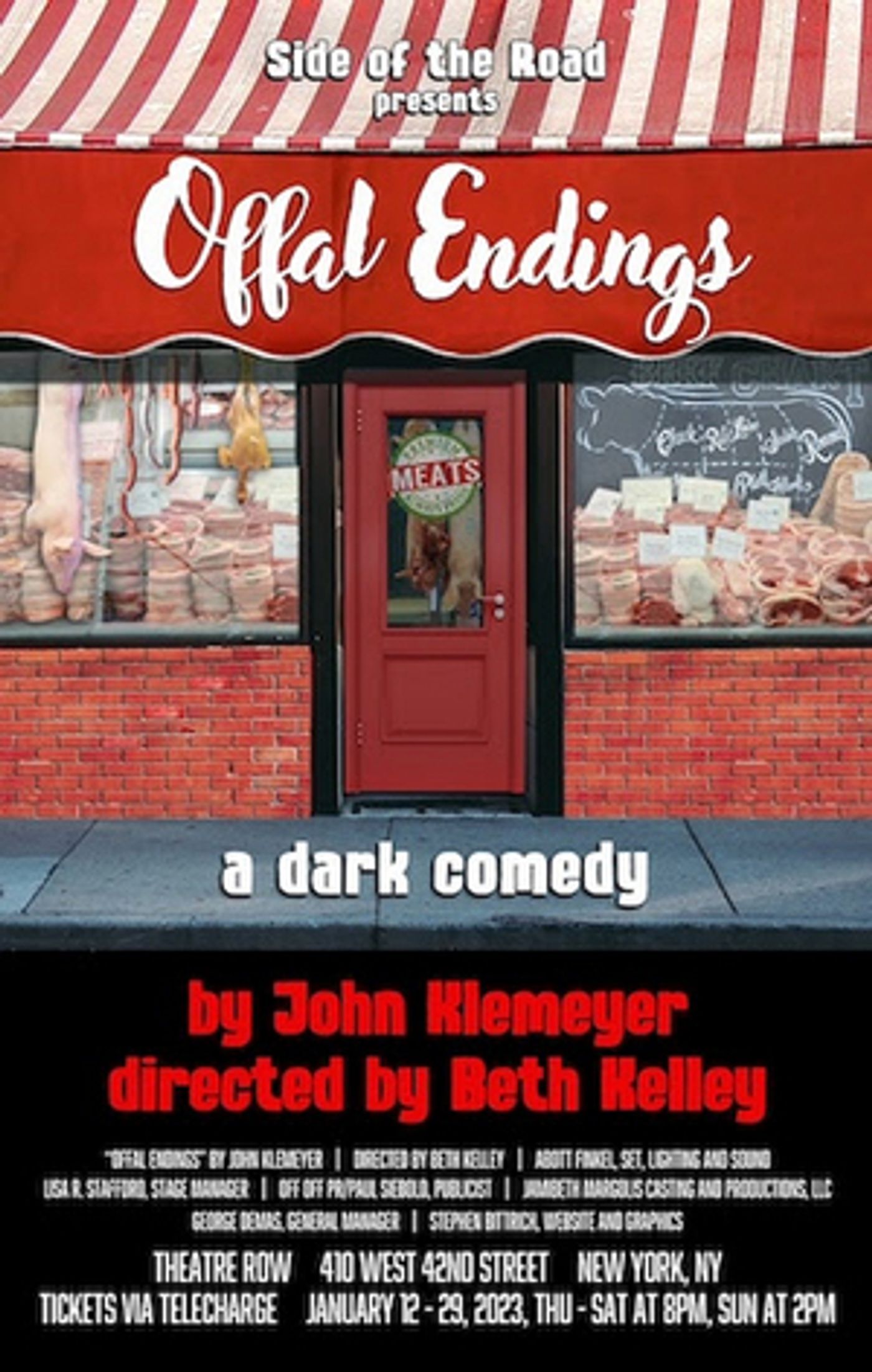 OFFAL ENDINGS World Premiere to be Presented at Theatre Row in January  Image