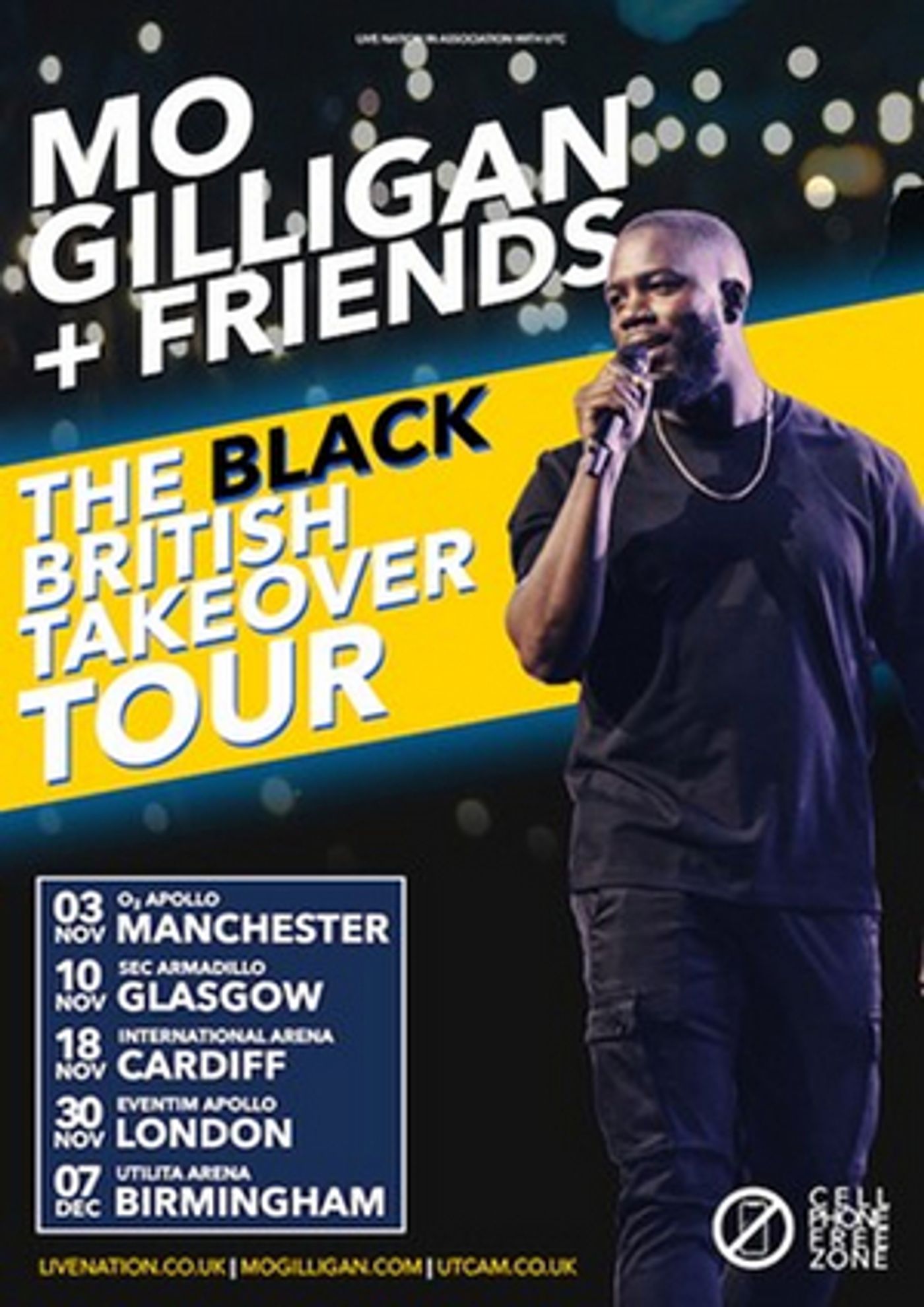 Mo Gilligan Will Embark on THE BLACK BRITISH TAKEOVER Tour  Image