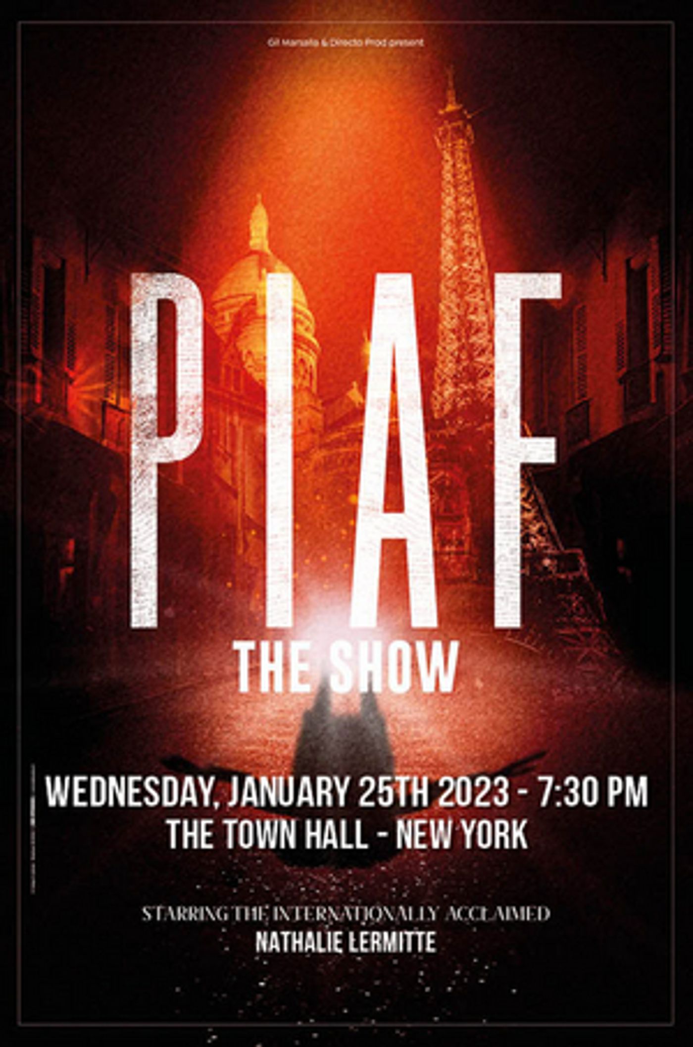 One Night Only Performance of PIAF! THE SHOW to be Presented at Town Hall in January  Image
