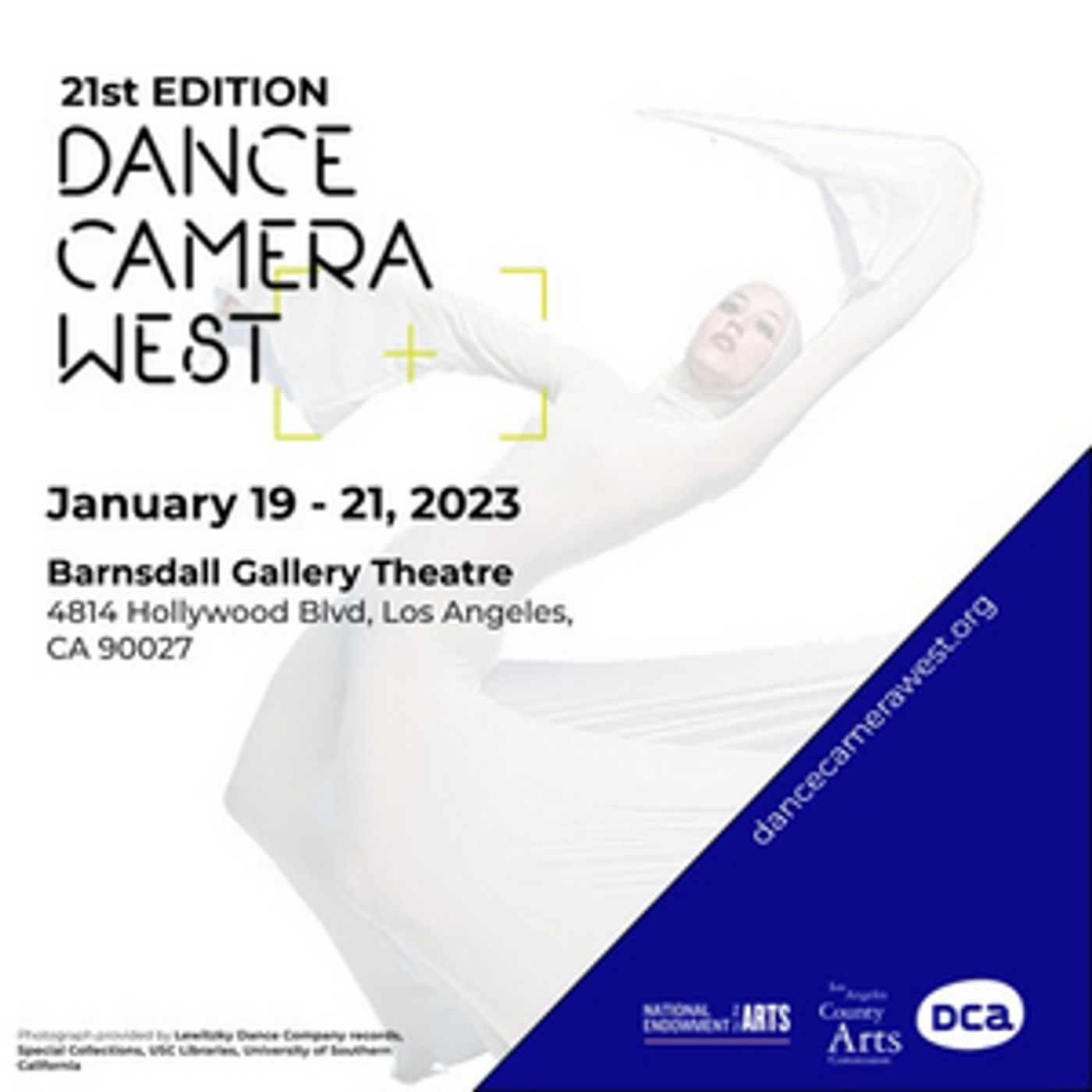 LA's Renowned Dance Camera West Film Fest's 21st Edition To Premiere 60+ Dance Films At Historic Barnsdall Art Park  Image