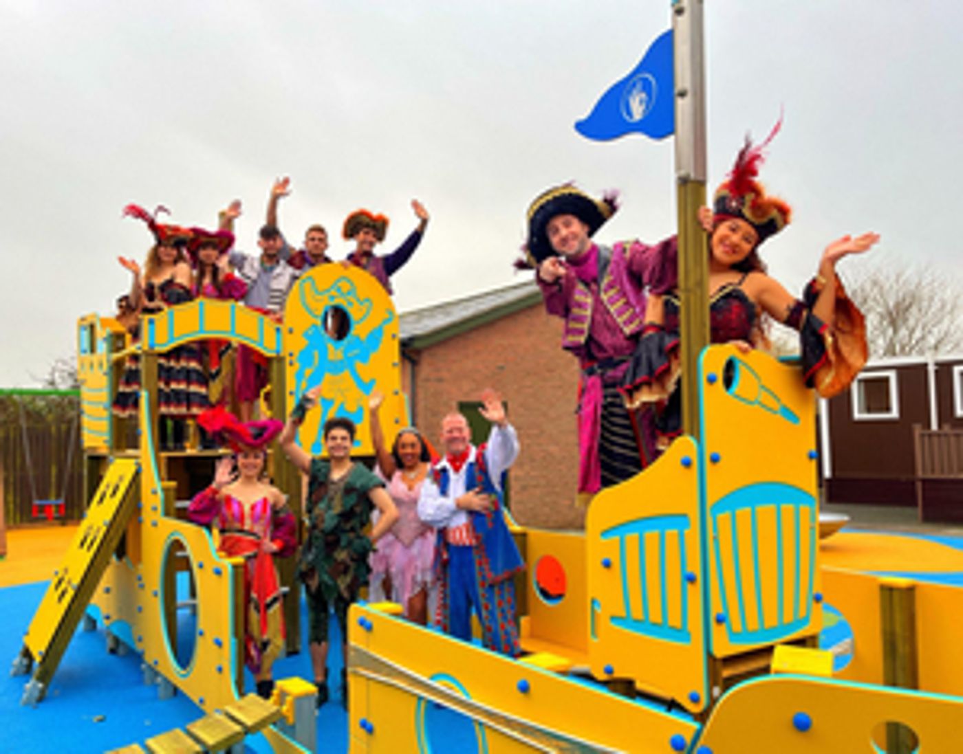 Darlington Hippodrome Pantomime Cast Launch New Pirate Playground in Support of Family Help  Image