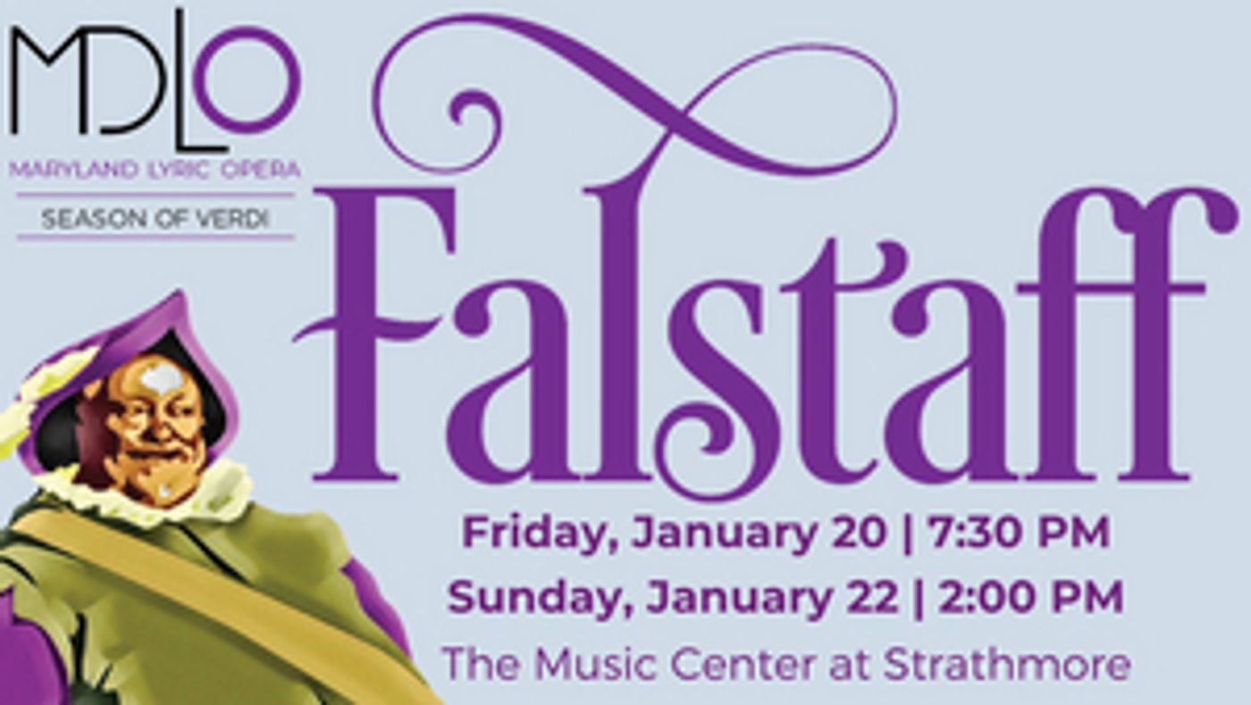 FALSTAFF to be Presented at Maryland Lyric Opera in January  Image