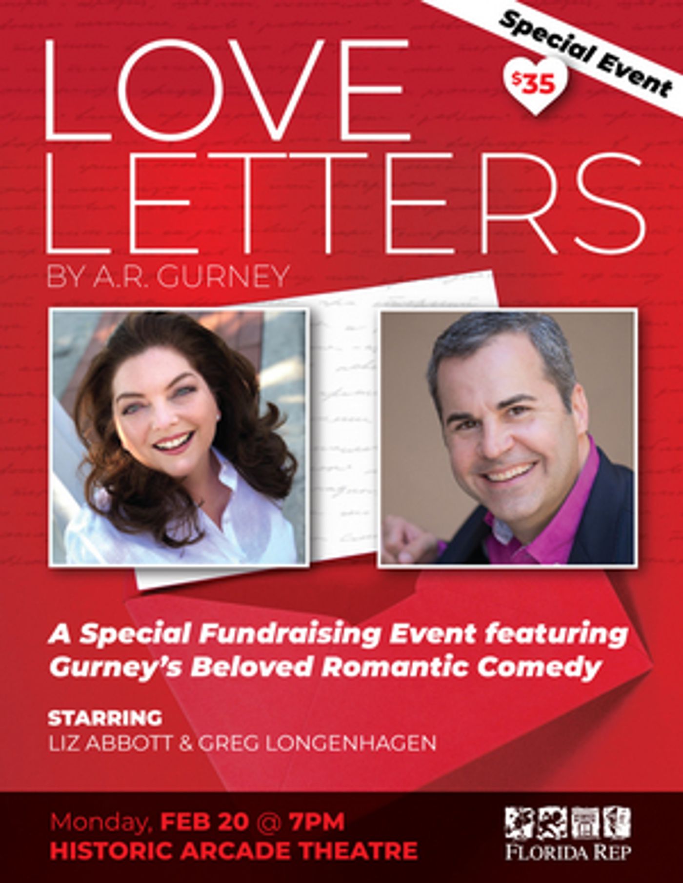 Celebrate Love And Raise Hurricane Repair Funds for Florida Repertory Theatre  Image