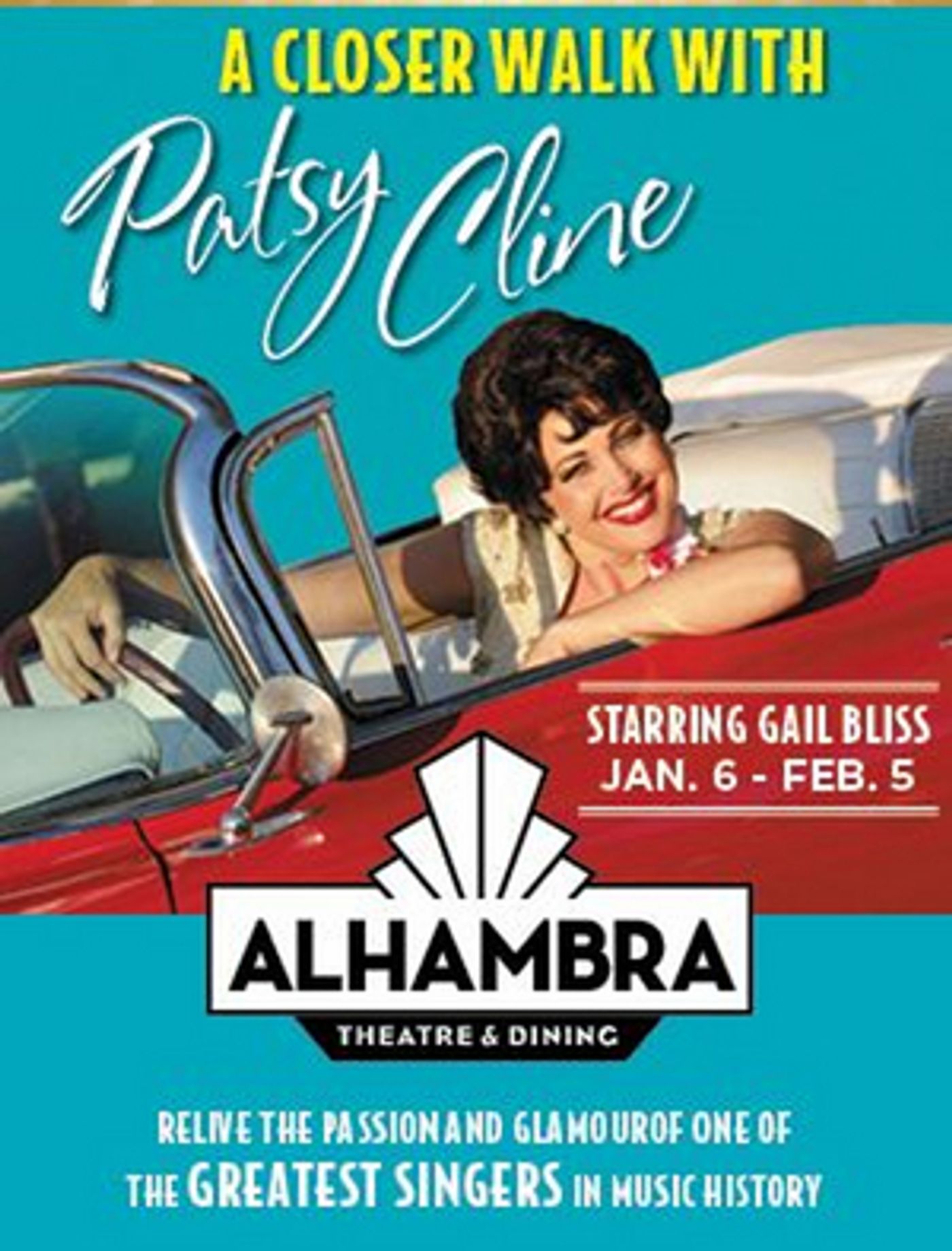 A CLOSER WALK WITH PATSY CLINE Opens at Alhambra on Friday  Image