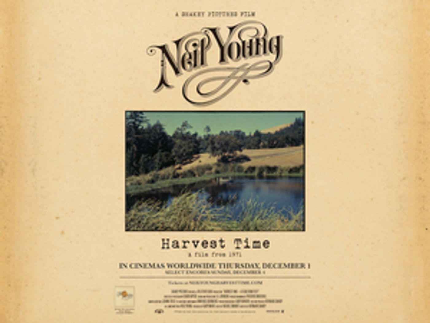 NEIL YOUNG: HARVEST TIME Screens at the Park Theatre  Image