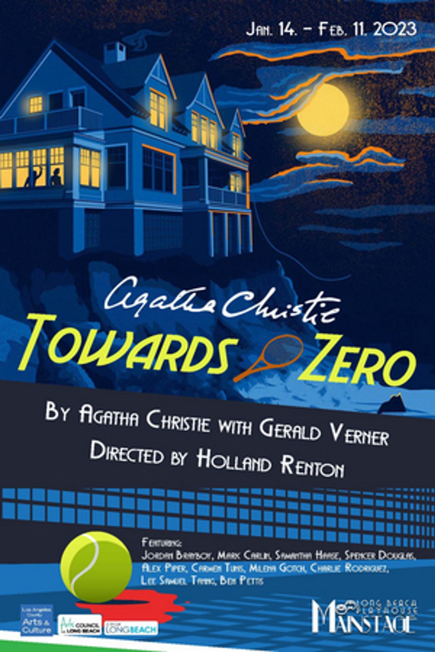 TOWARDS ZERO Opens Next Week at Long Beach Playhouse  Image