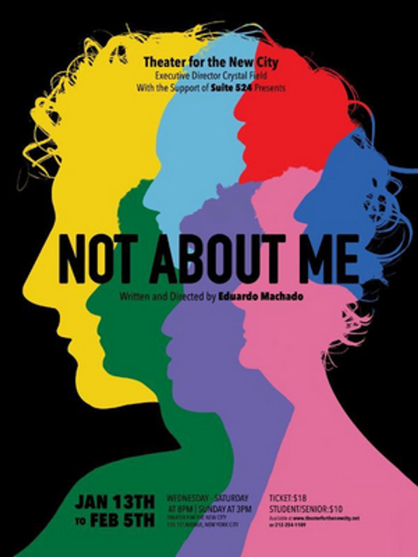 World Premiere of NOT ABOUT ME Begins Performances Tomorrow at Theater for the New City  Image