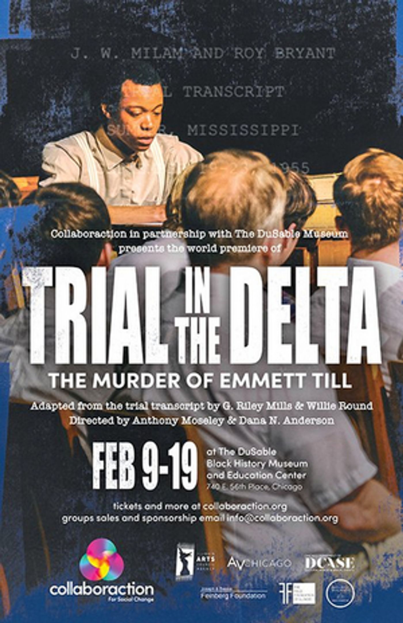 Collaboraction Announces Cast For TRIAL IN THE DELTA: The Murder Of Emmett Till  Image