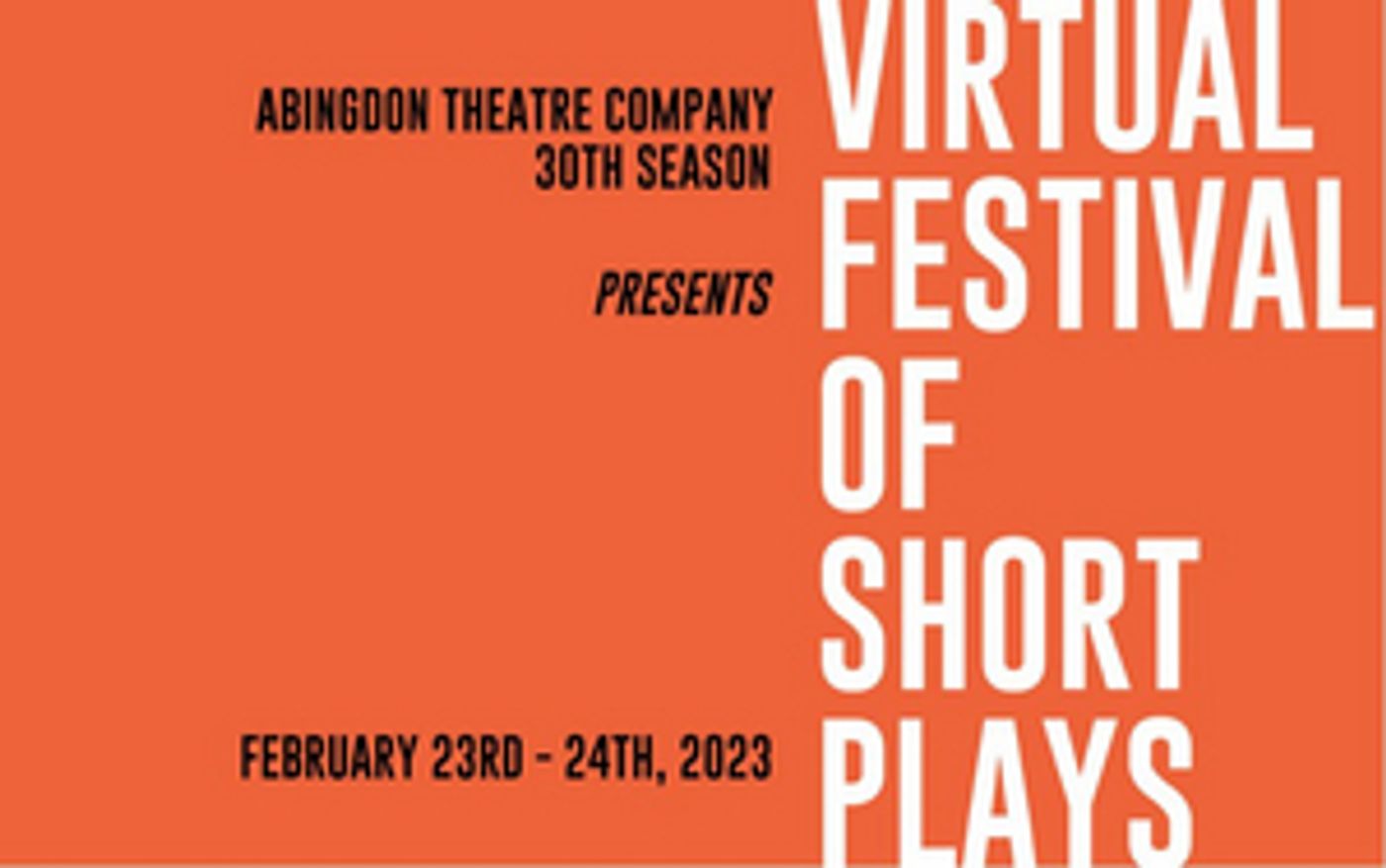 Abingdon Theatre Company Announces Selections For The VIRTUAL FESTIVAL OF SHORT PLAYS  Image