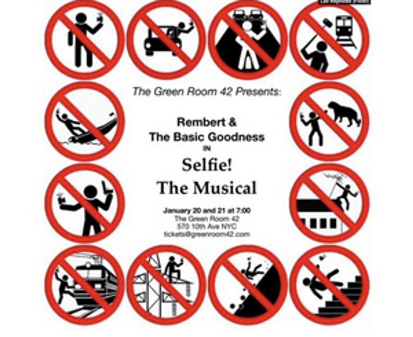 SELFIE! THE MUSICAL to be Presented at The Green Room 42 This Weekend  Image