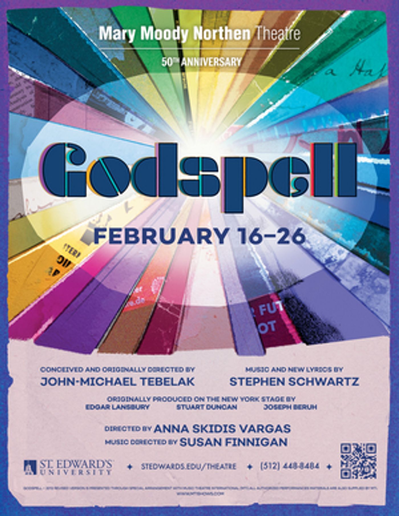 GODSPELL to be Presented at Mary Moody Northen Theatre in February  Image