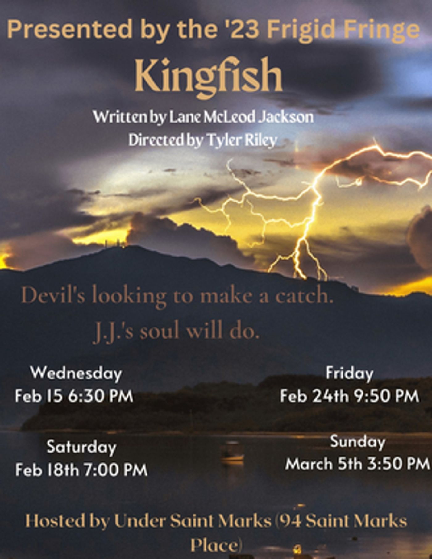 KINGFISH Will Play 2023 FRIGID Fringe Festival This Month  Image