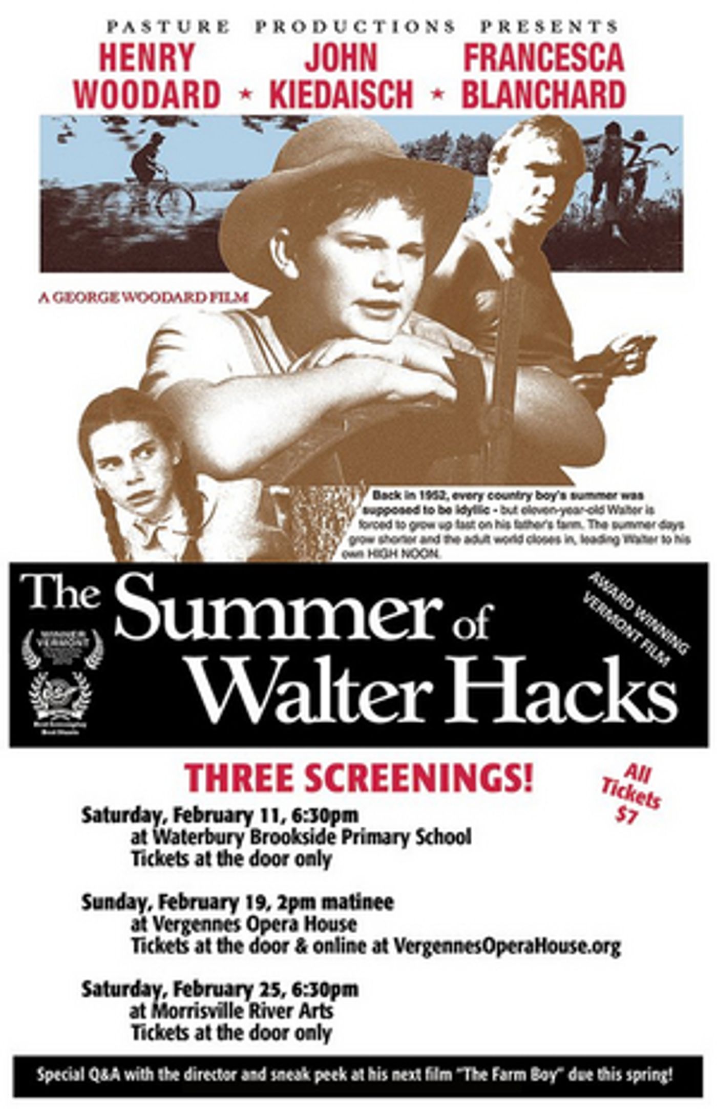 The Vergennes Opera House Will Screen THE SUMMER OF WALTER HACKS  Image