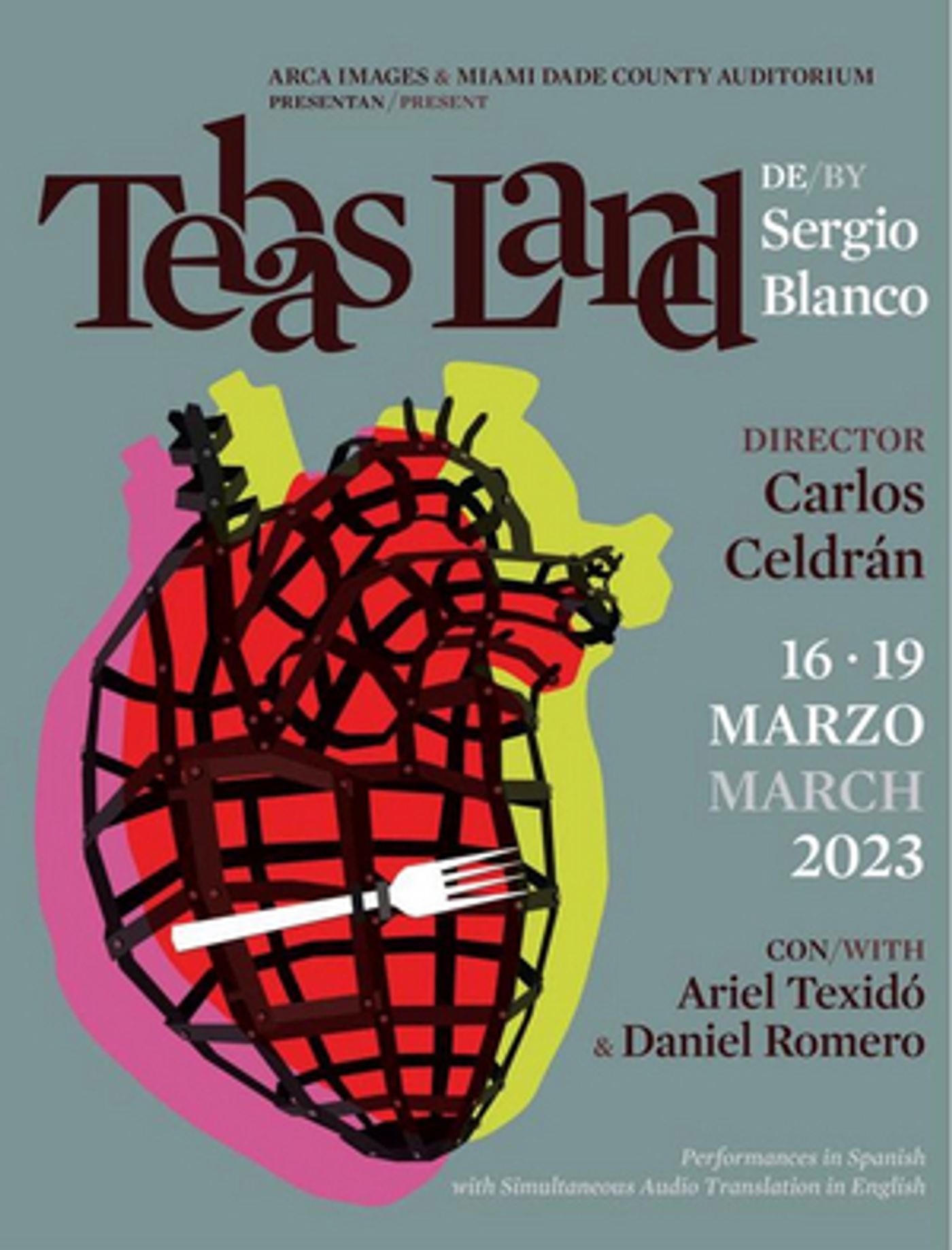 Miami Premiere Of TEBAS LAND Comes to the Miami-Dade County Auditorium in March  Image