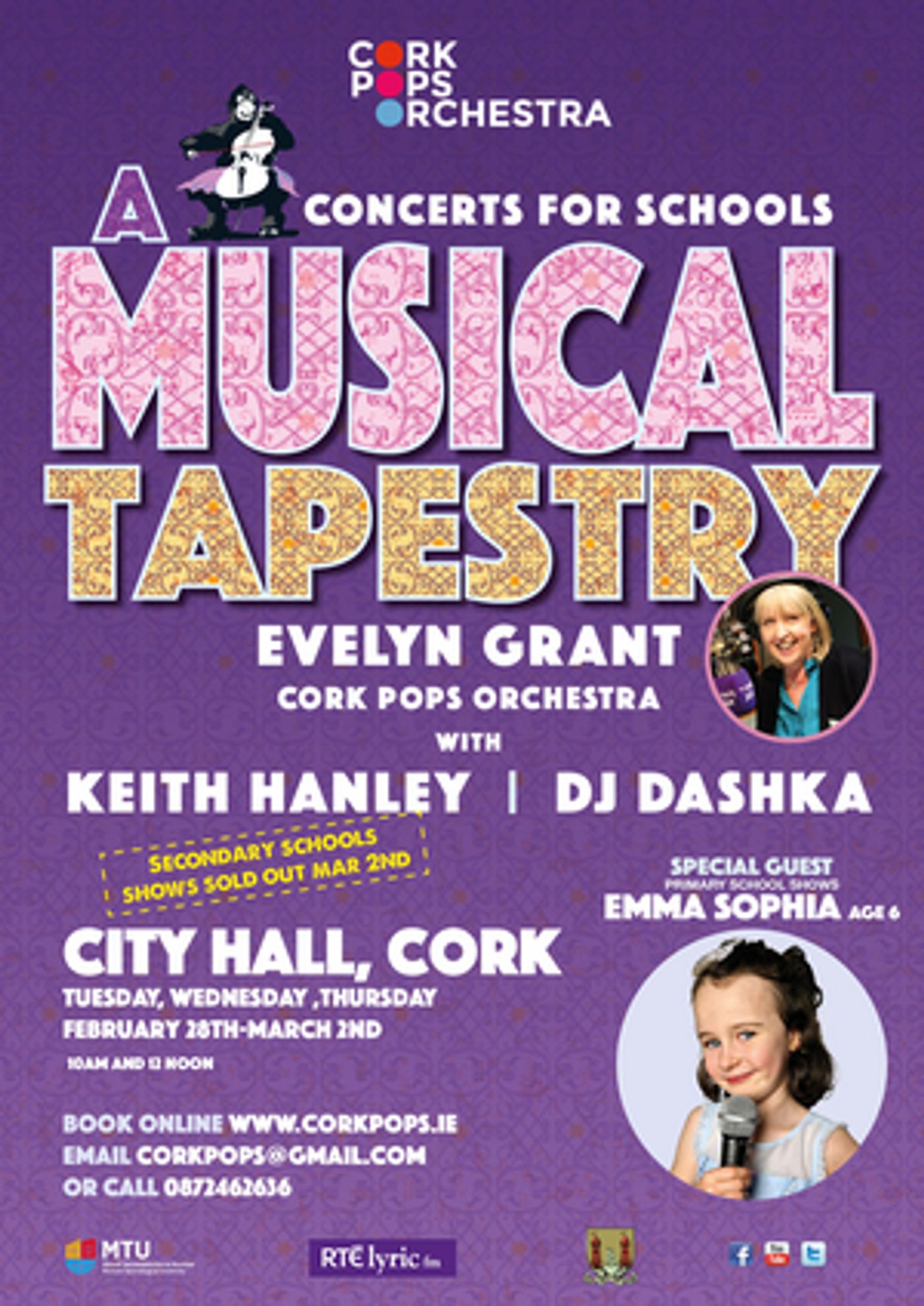 Evelyn Grant and the Cork Pops Orchestra Return to City Hall, Cork  Image