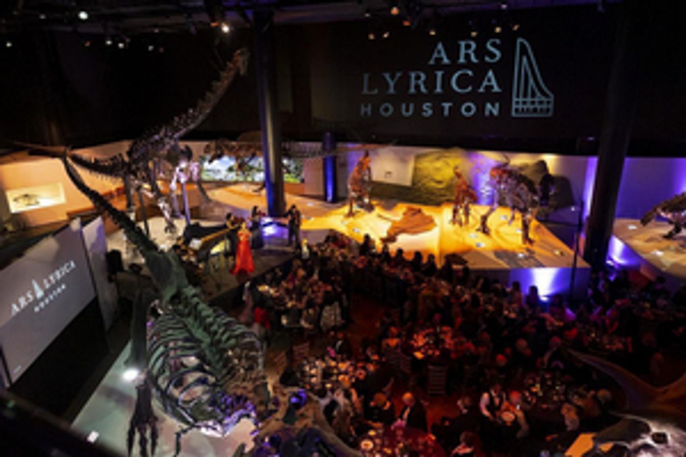 An Operatic Performance Among The Dinosaurs Brings The Houston Museum Of Natural Science To Life At Ars Lyrica's 2023 Gala  Image