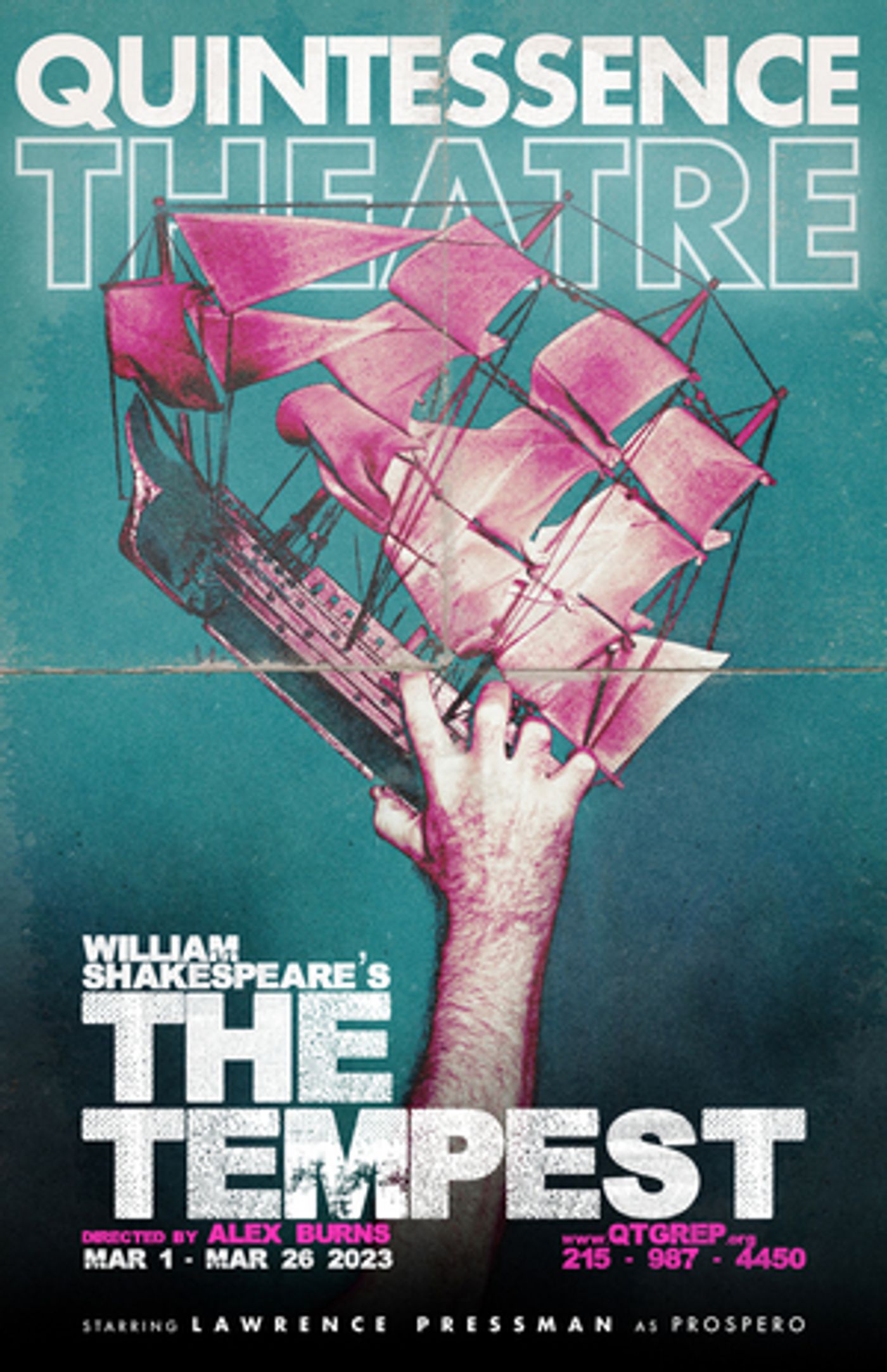 Quintessence Theatre Group Presents THE TEMPEST With Stage and Screen Actor Lawrence Pressman Next Month  Image