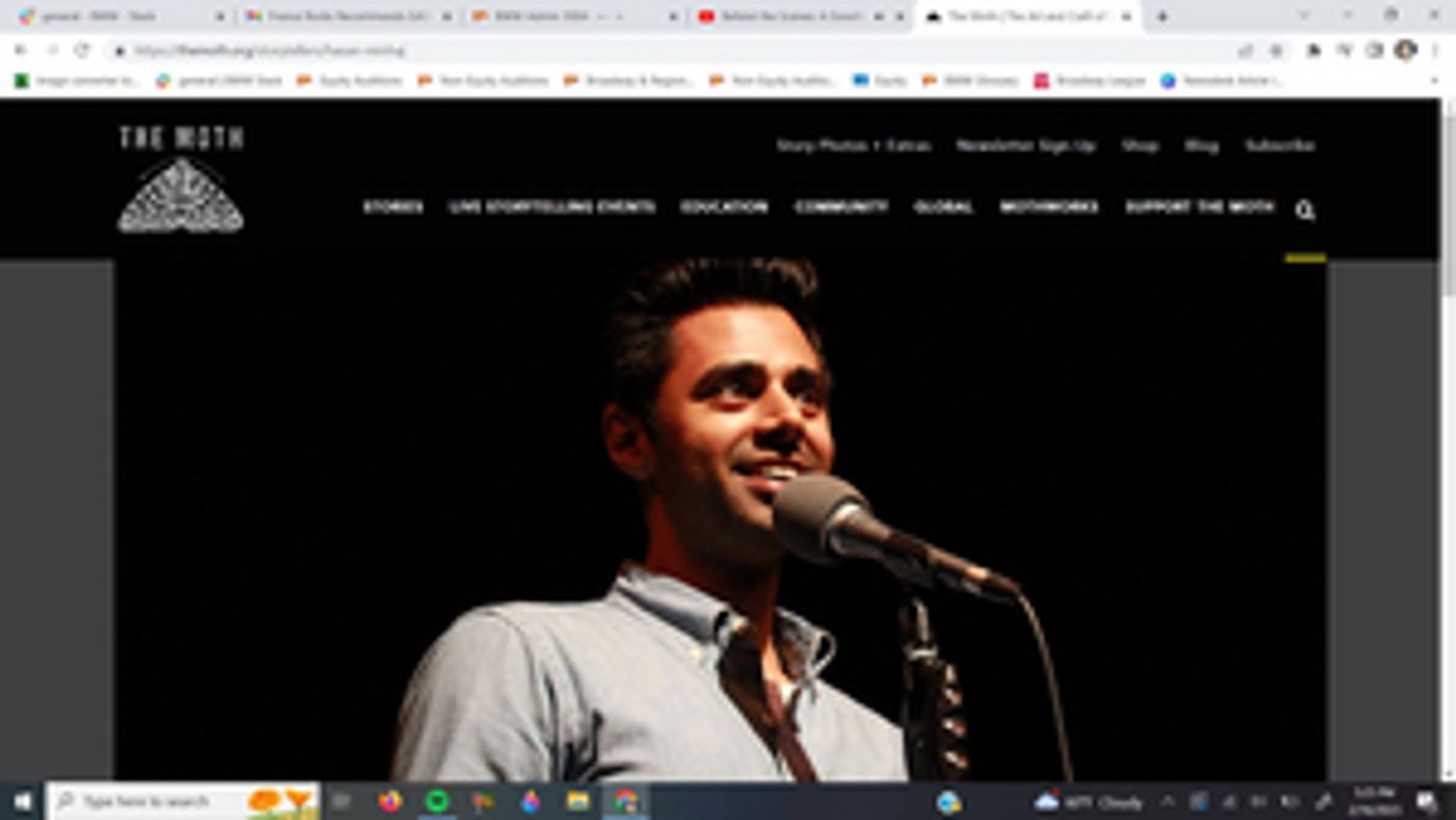 The Moth To Honor Comedian Hasan Minhaj At The 2023 Moth Ball  Image