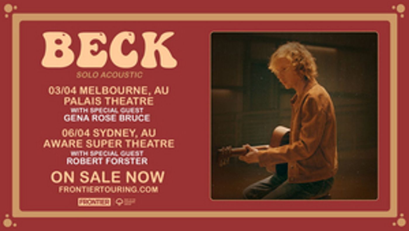 Beck Announces Special Guests Robert Forster & Gena Rose Bruce For Australian Dates  Image