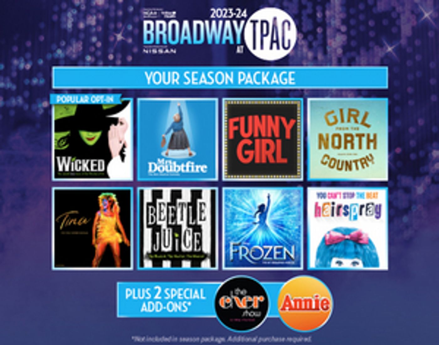 BEETLEJUICE, FUNNY GIRL, and More Set For TPAC 2023-24 Season  Image