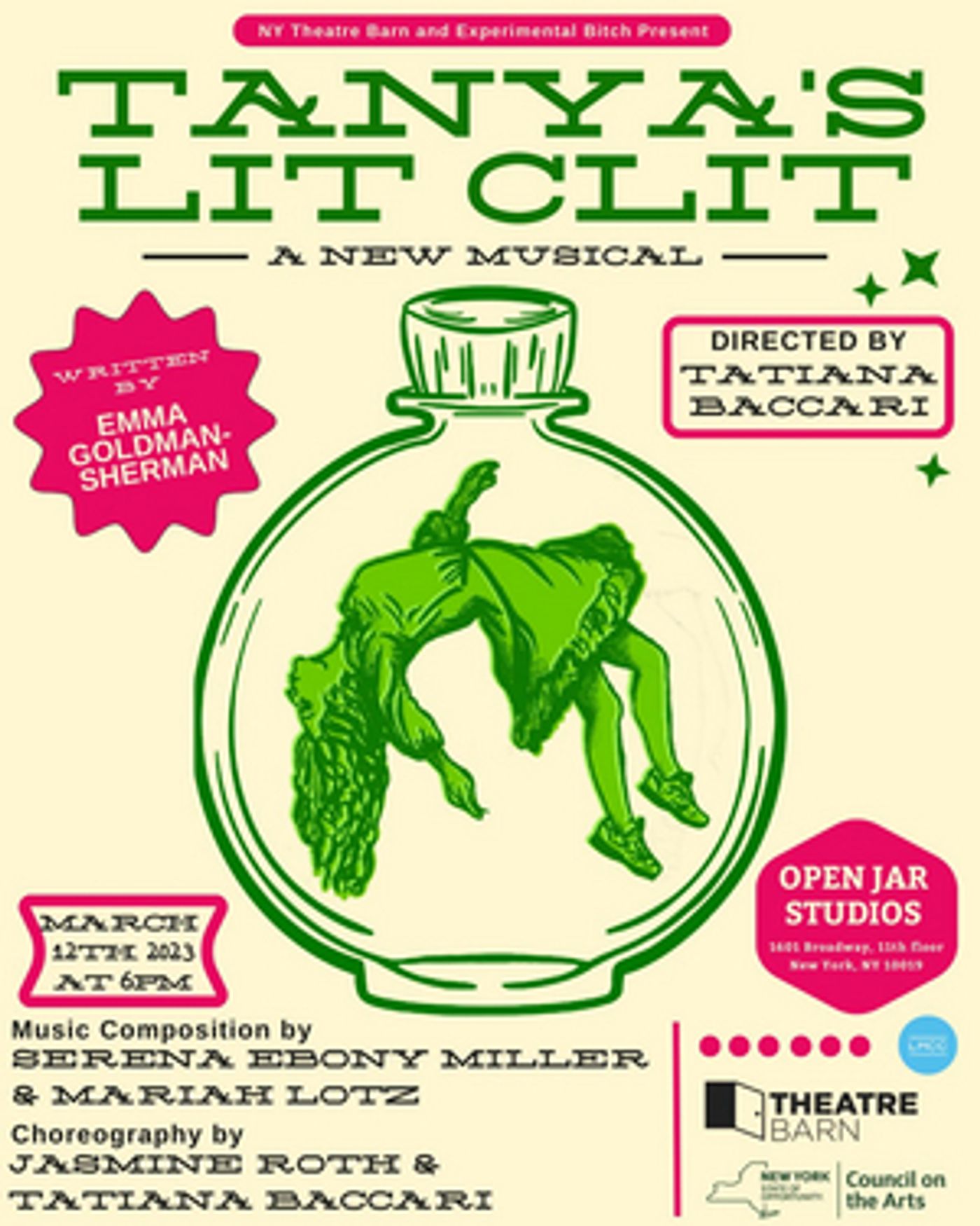 TANYA'S LIT CLIT To Perform In New York Theatre Barn's Choreography Lab  Image