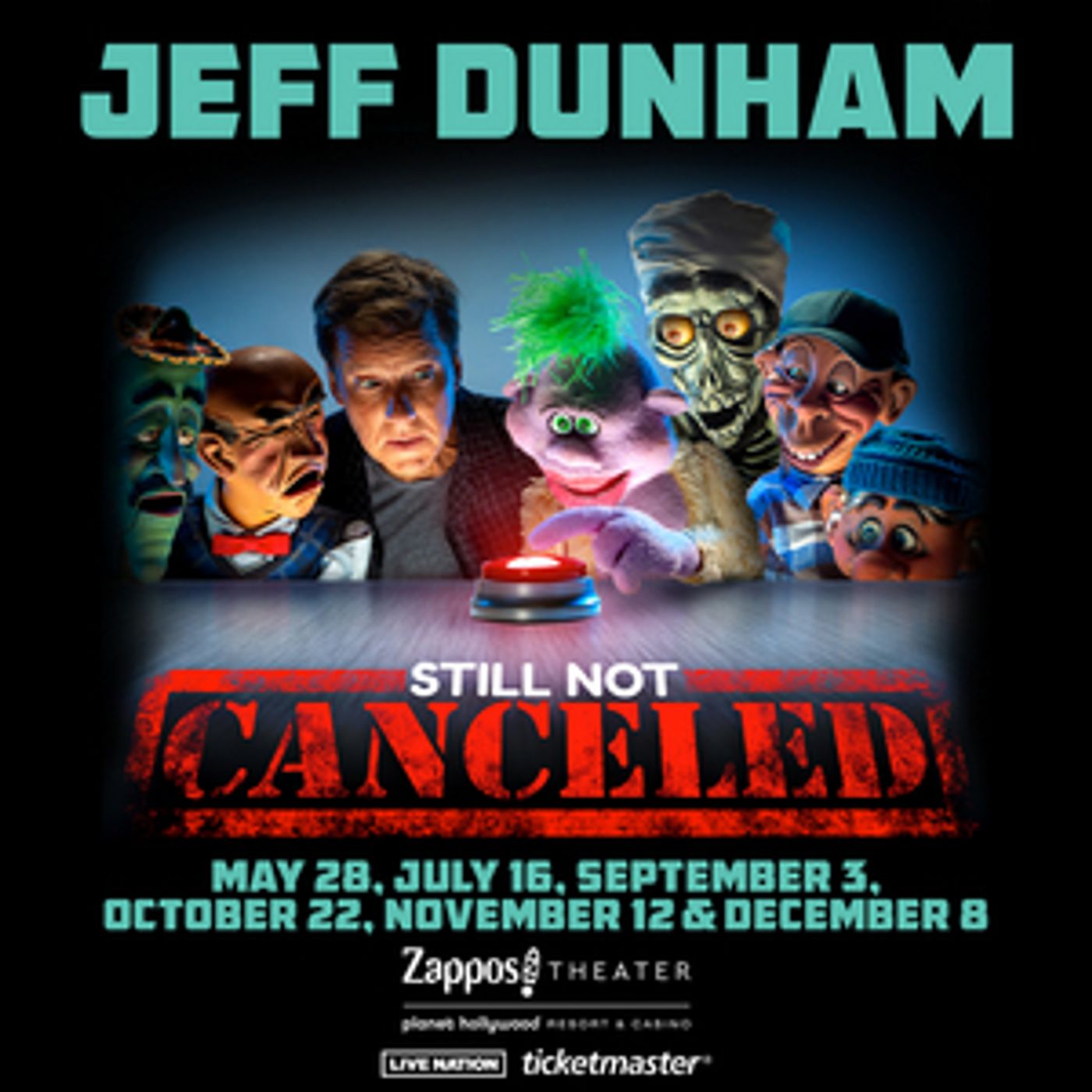 Jeff Dunham Brings STILL NOT CANCELED to the Zappos Theater at Planet Hollywood Resort & Casino For Six Shows  Image