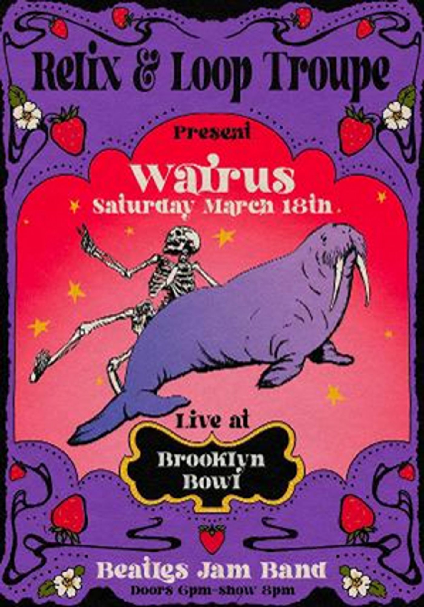 Relix to Present Beatles Jam Band Walrus At Brooklyn Bowl This Month  Image