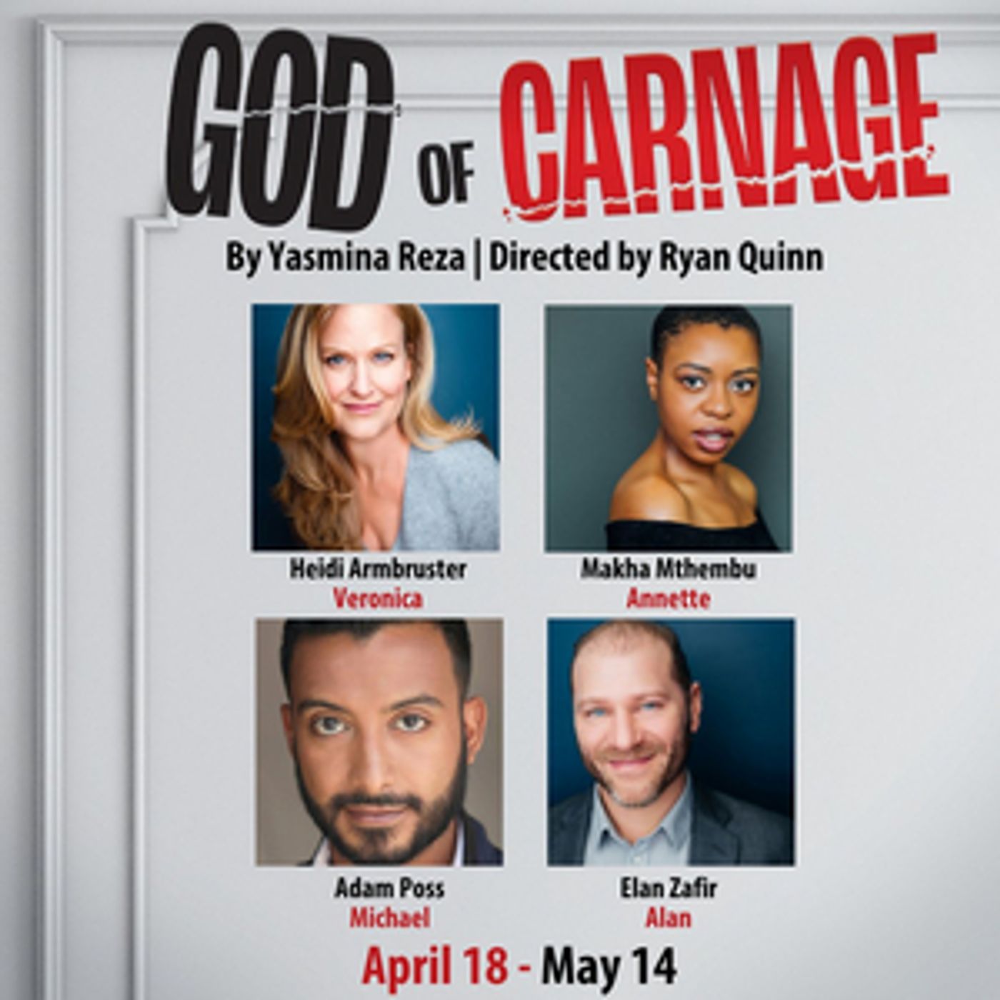 GOD OF CARNAGE to Open at Milwaukee Repertory Theater This Spring  Image