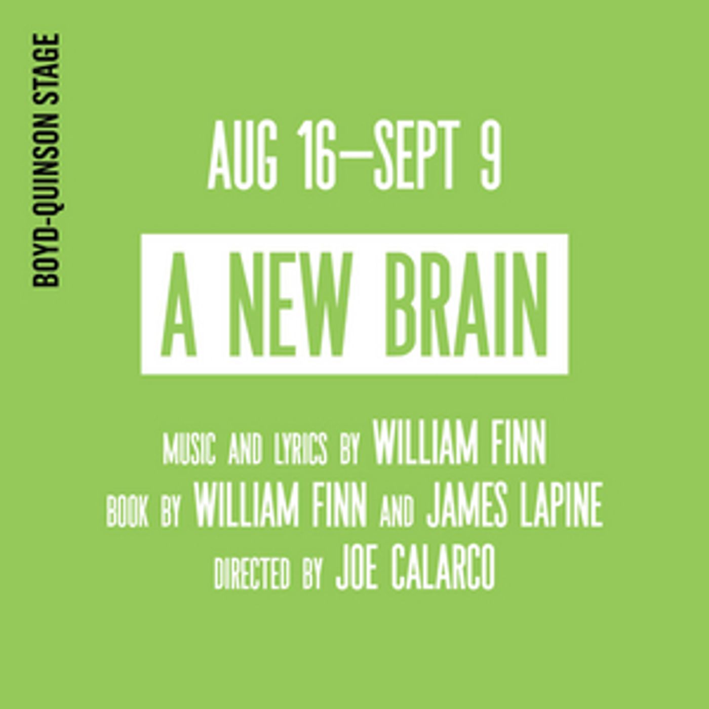 Barrington Stage Company and Williamstown Theatre Festival Present A NEW BRAIN This Summer  Image