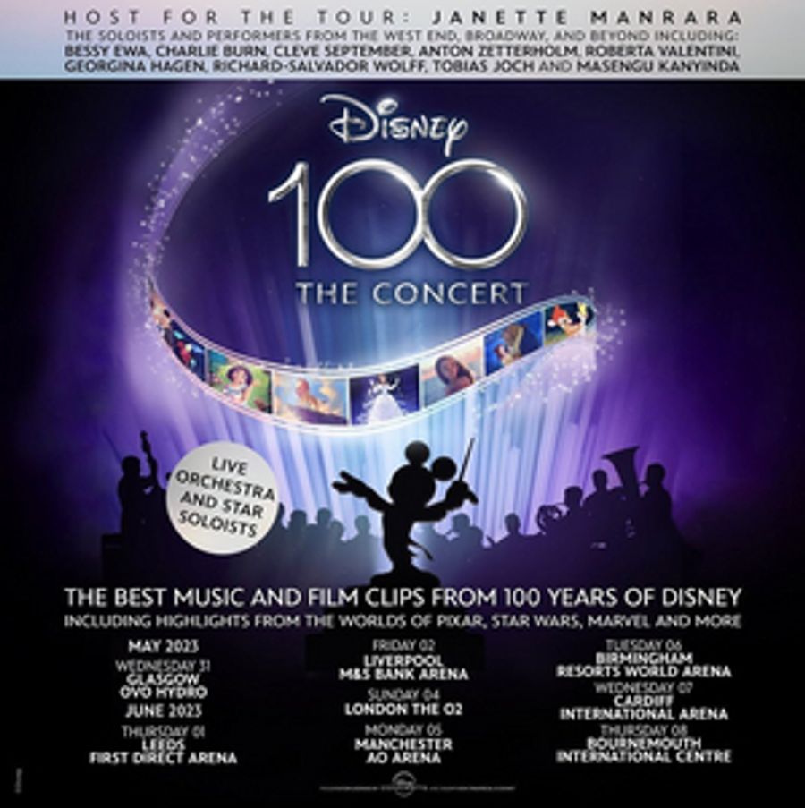 Cast for DISNEY100 Concert UK tour Announced Image