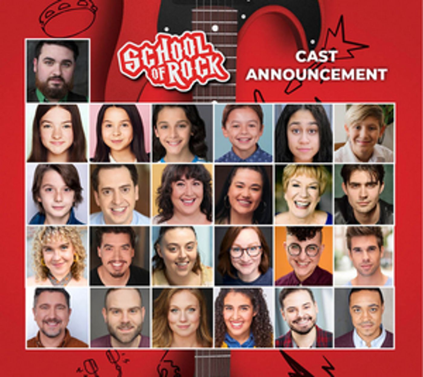 Cast Announced for SCHOOL OF ROCK at Paramount Theatre  Image