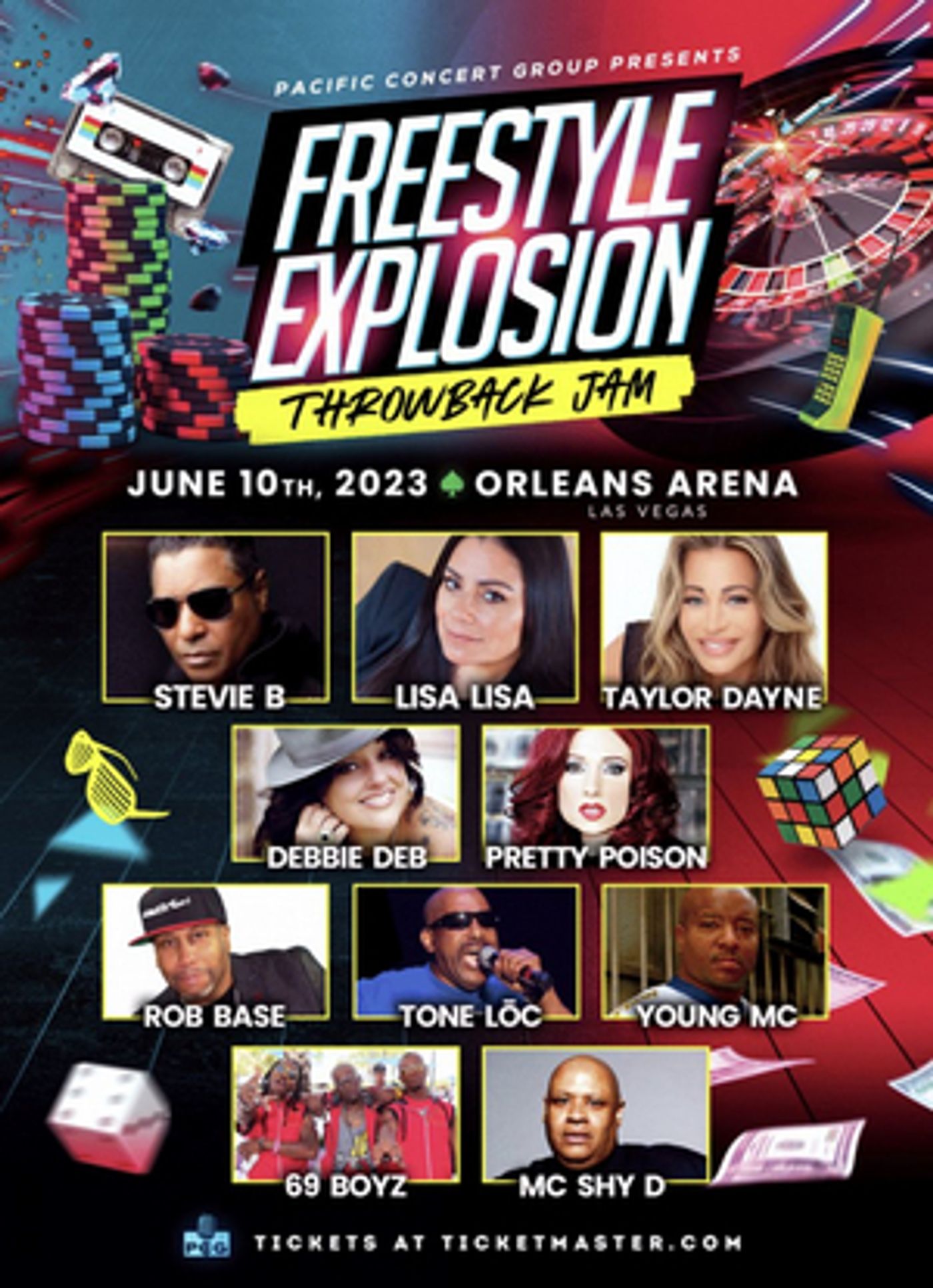 Freestyle Explosion Throwback Jam Returns to Orleans Arena in June  Image