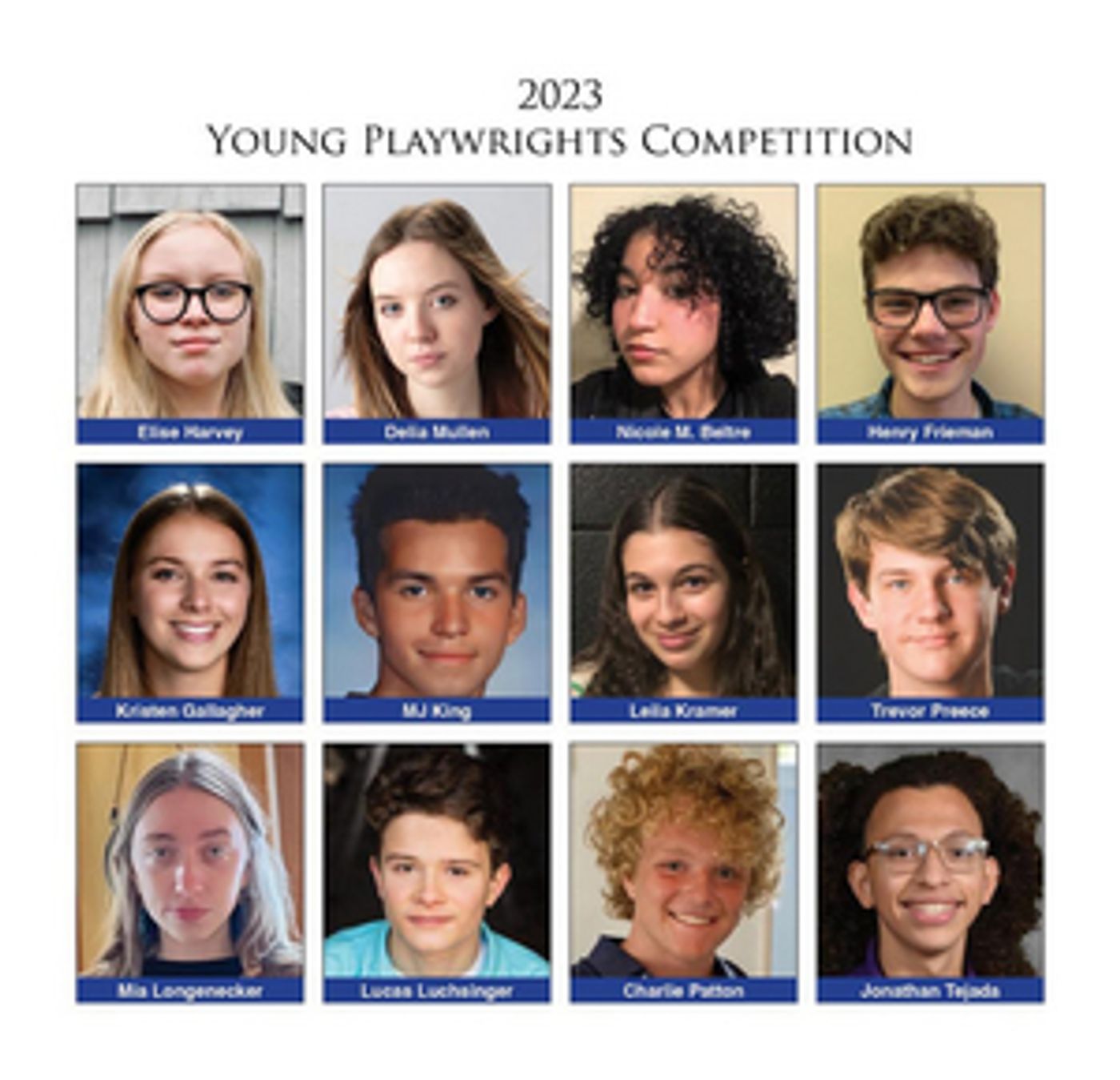 Bridgewater's Elise Harvey Captures First Place In The Theater Project's Prestigious Young Playwrights Competition  Image