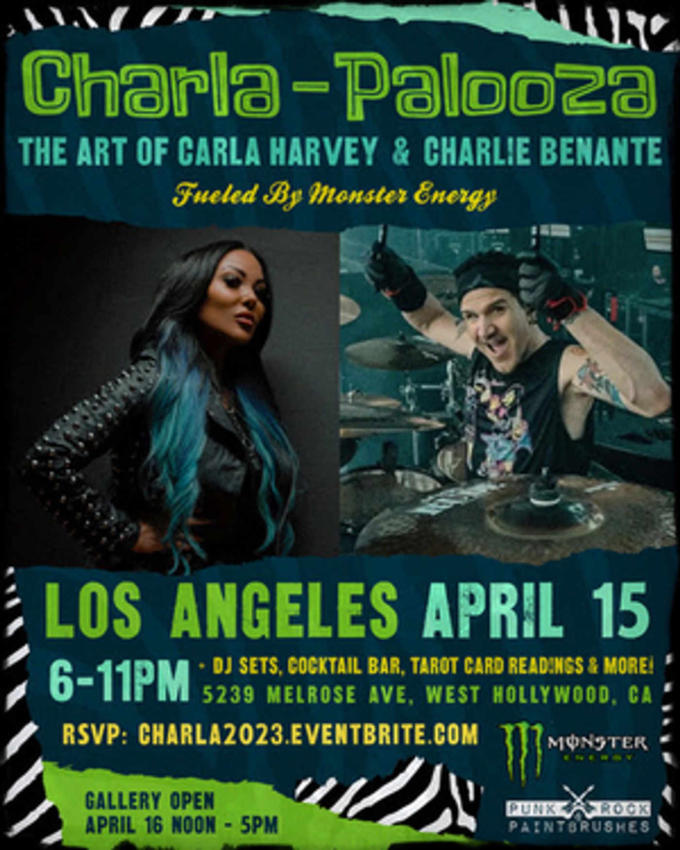 CHARLA-PALOOZA Will Celebrate The Art Of Charlie Benante and Carla Harvey  Image