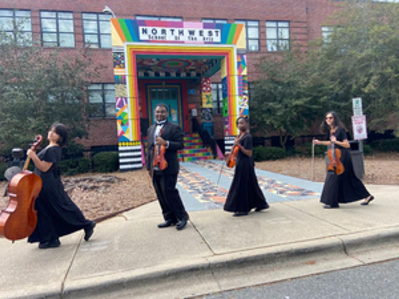 Northwest School String Quartet Performs With Touring Beatles Show At The Neighborhood Theatre  Image