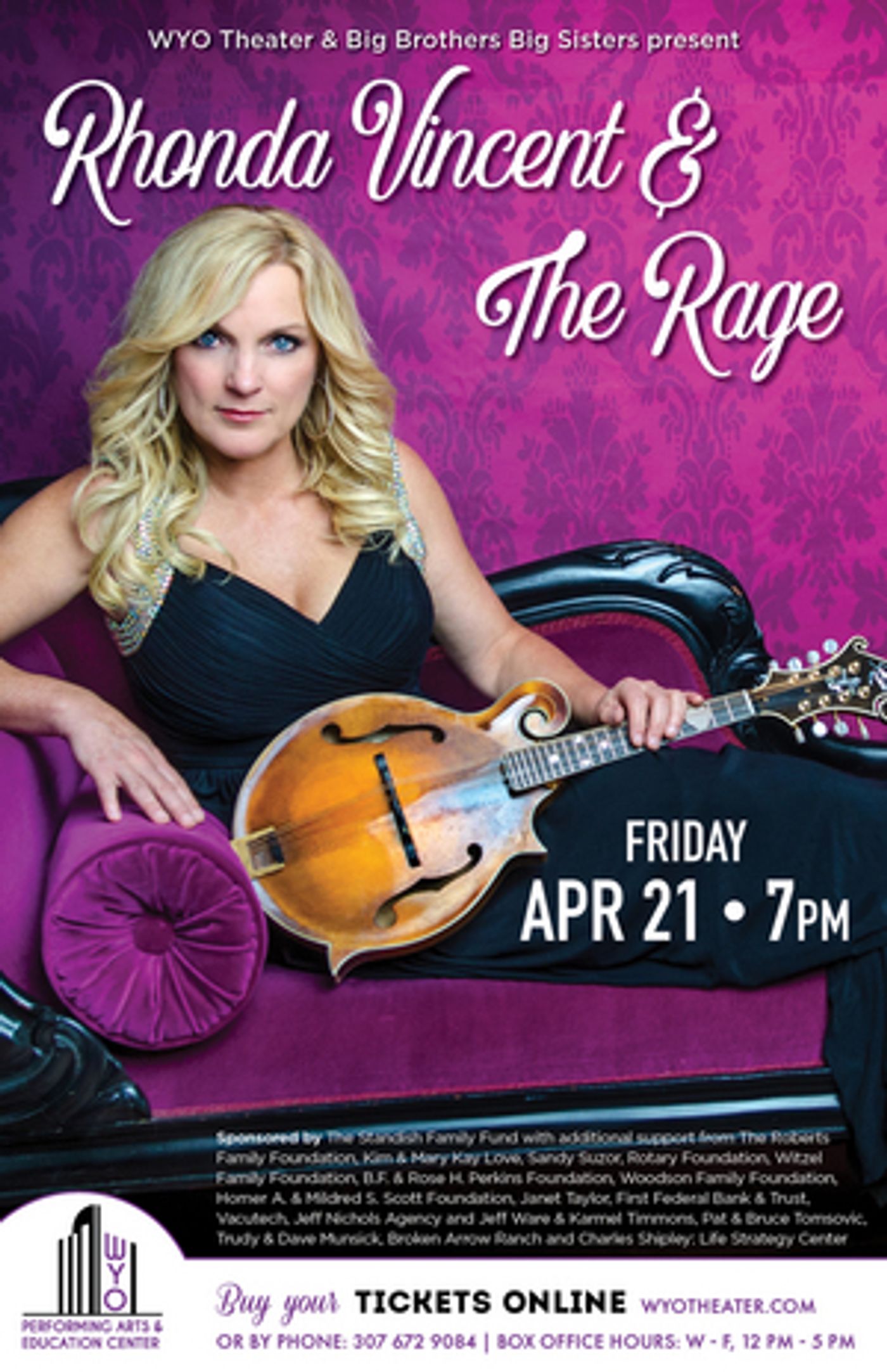 Rhonda Vincent & The Rage Return to the WYO  Image