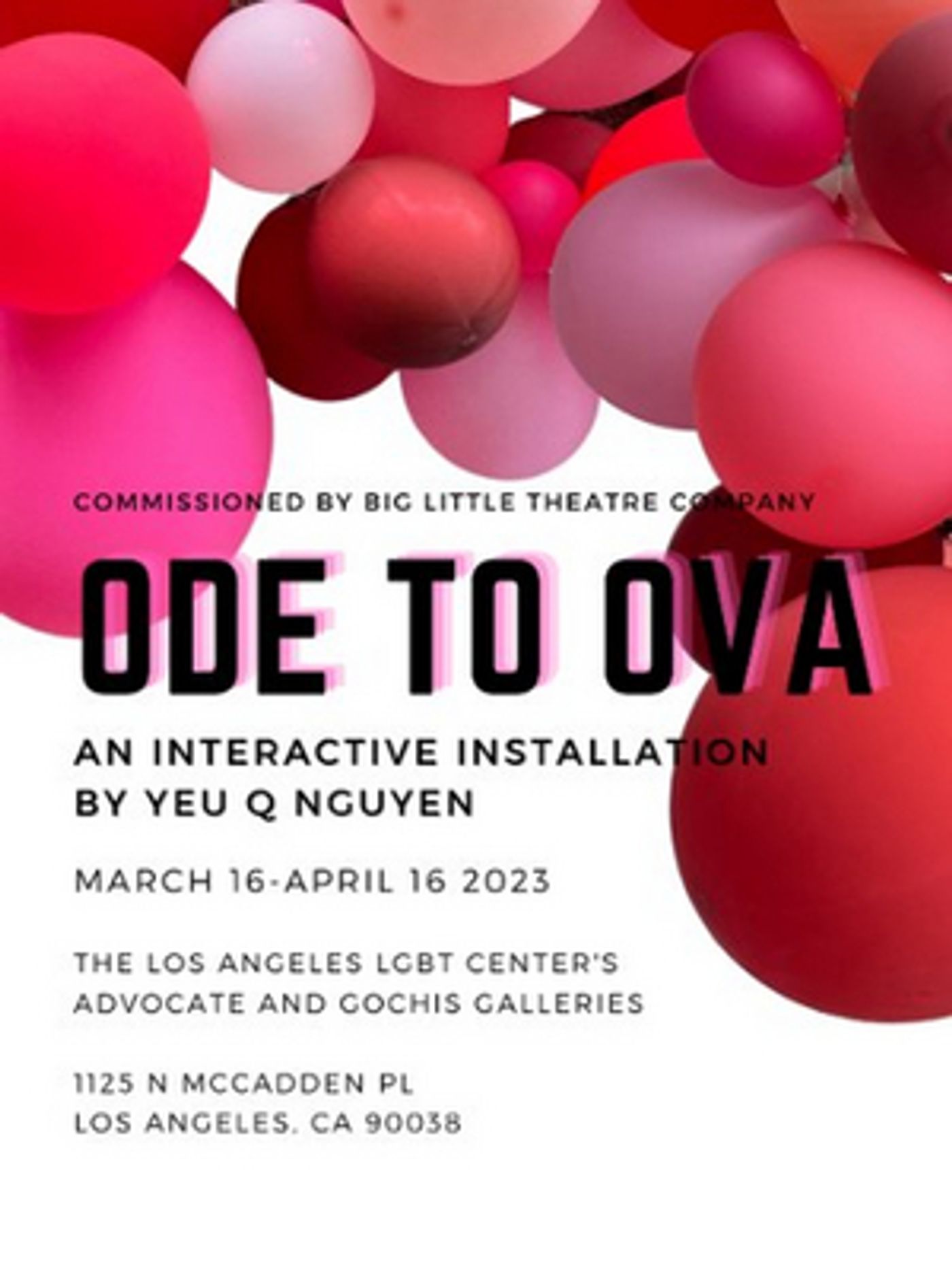'Ode To Ova' Will Run Concurrently With MENSTRUATION: A PERIOD PIECE at LA LGBT Center  Image
